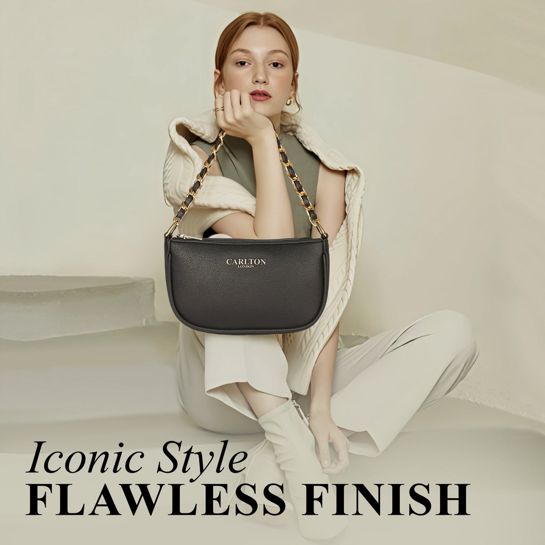 Carlton London Women Handbag - CLLP-1016 BLACK