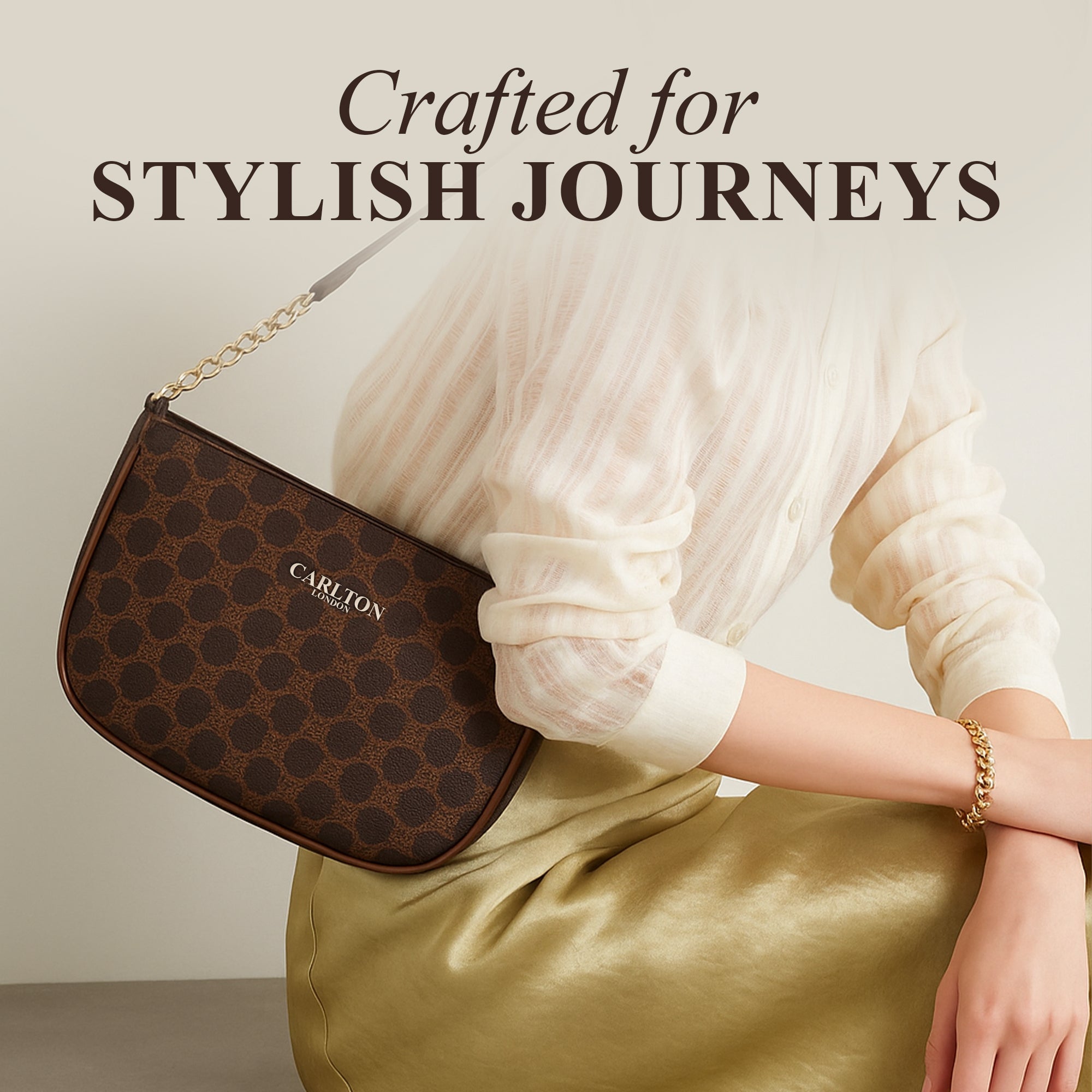 Carlton London Women Handbag - CLLP-903 DARK BROWN