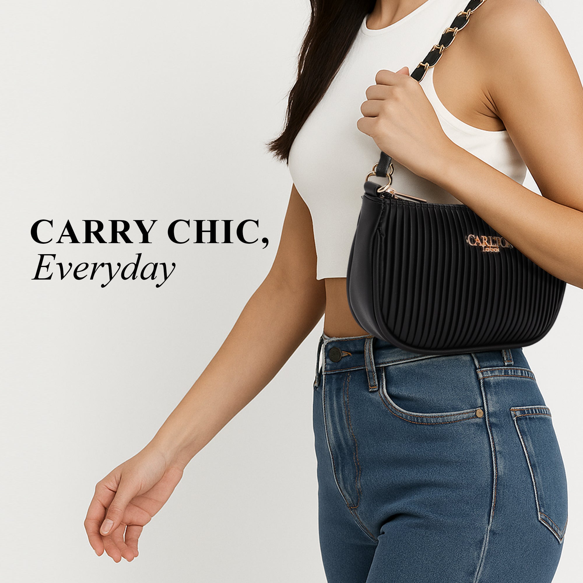 Carlton London Women Handbag - CLLP-1073 Black