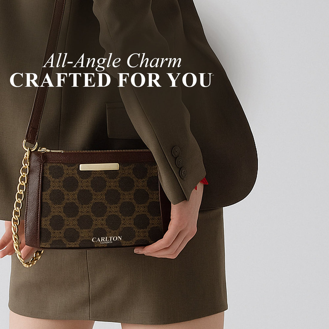 Carlton London Women Handbag - CLLP-1040 Dark Brown