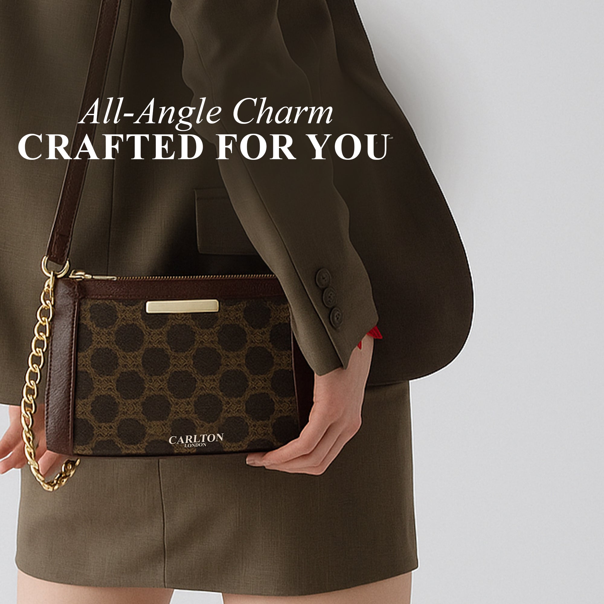 Carlton London Women Handbag - CLLP-1040 Dark Brown