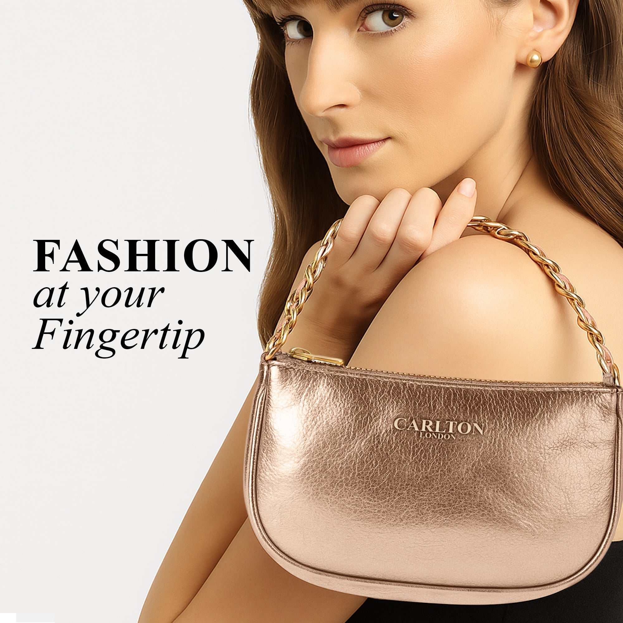 Carlton London Women Handbag - CLLP-906 ROSE GOLD