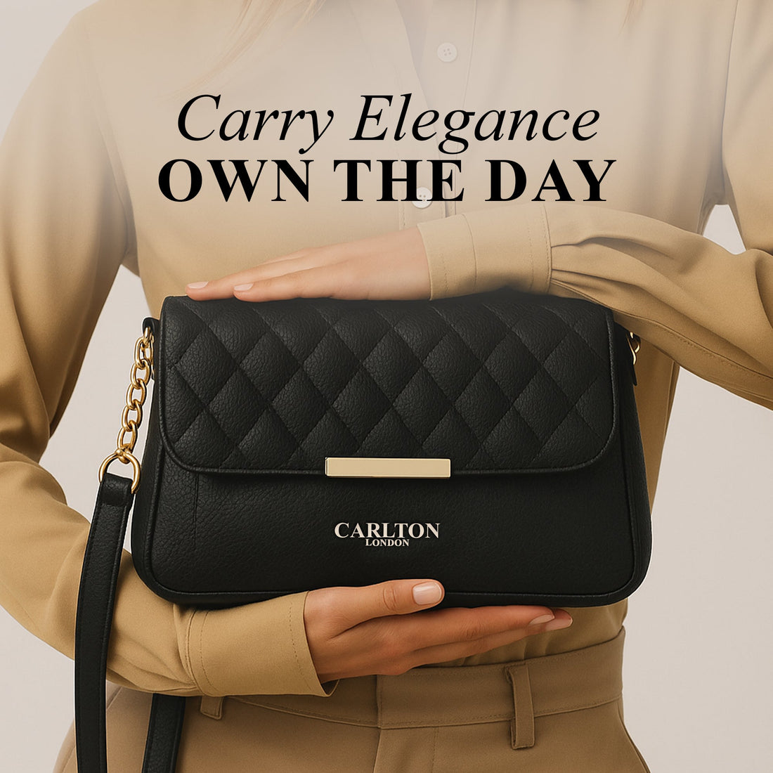 Carlton London Women Handbag - CLLP-1002 BLACK