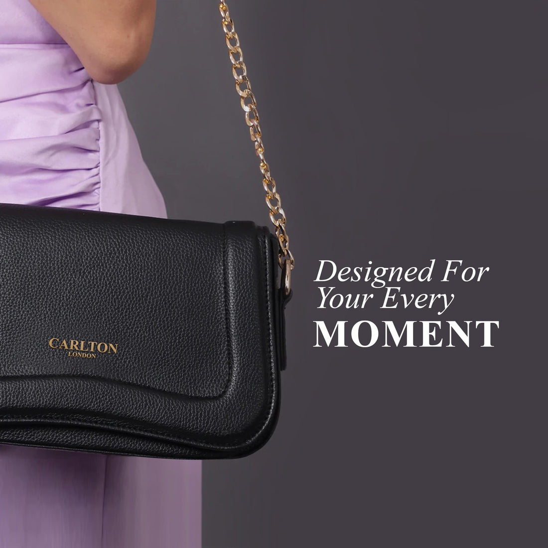 Carlton London Women Handbag - CLLP-959 BLACK