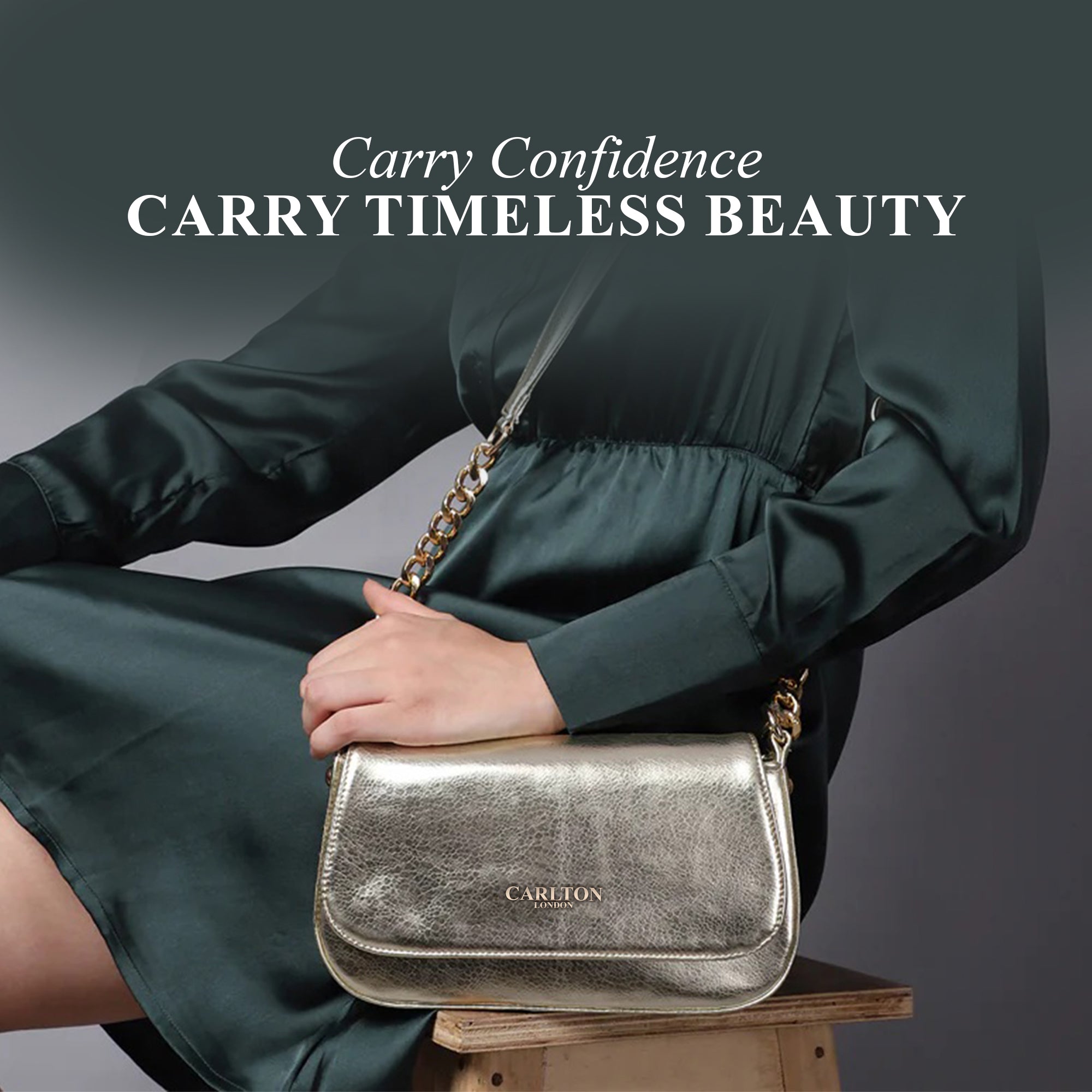 Carlton London Women Handbag - CLLP-912 LT GOLD