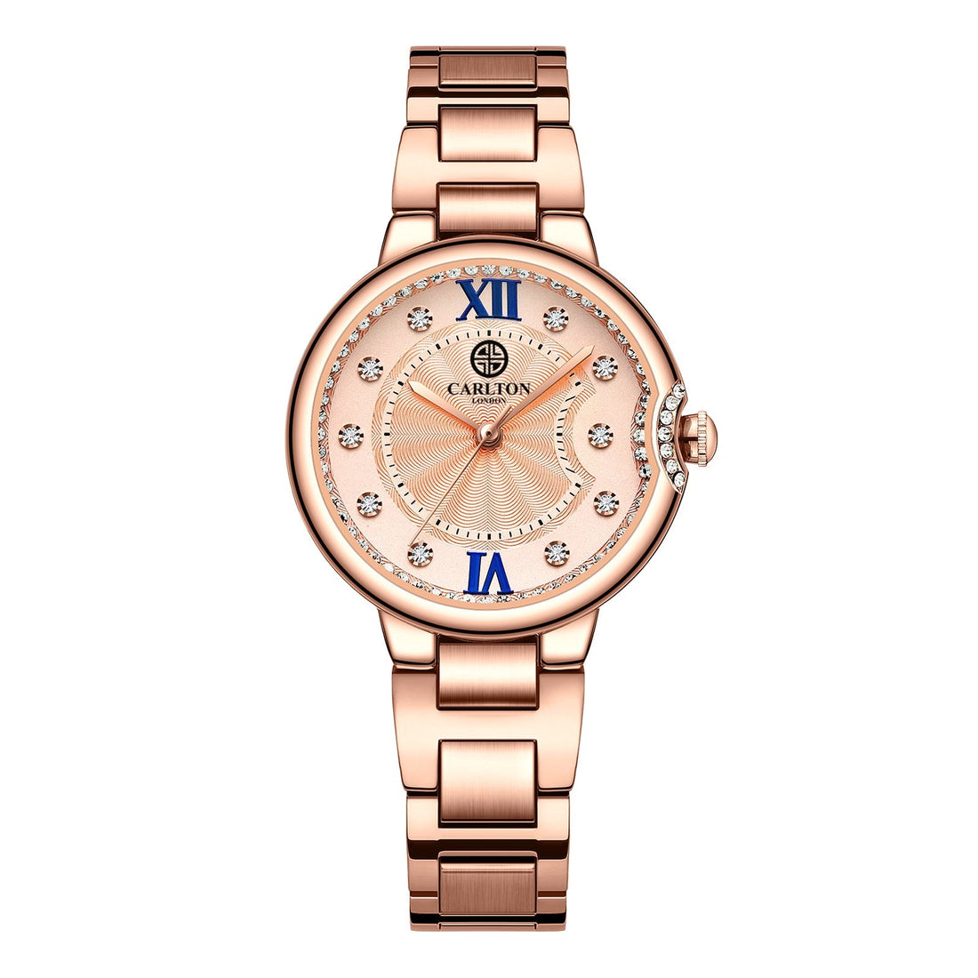 Charlotte Women Analog Rose Gold Watch-CLDRGS-002