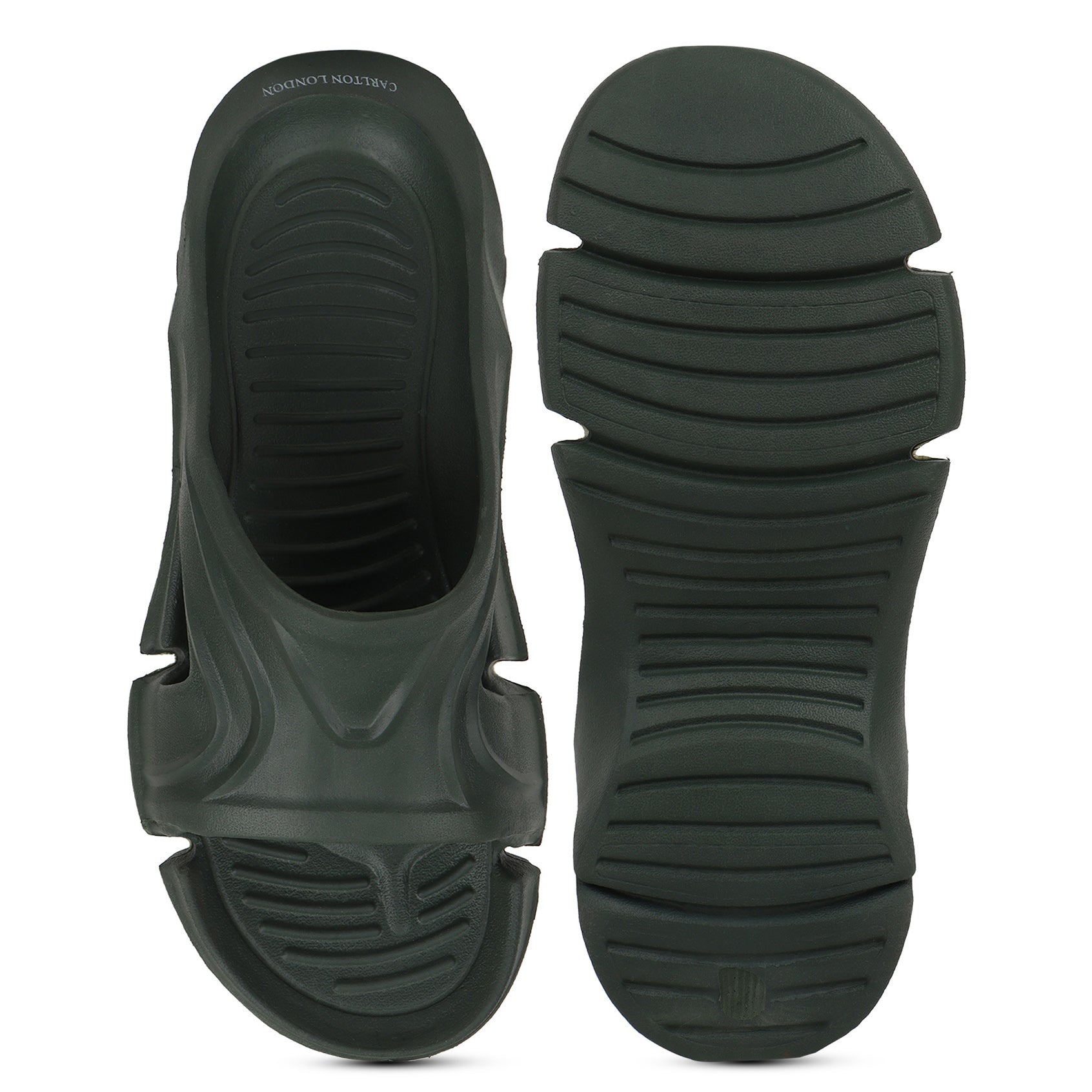 Men Sculpted Contoured Comfort Slides