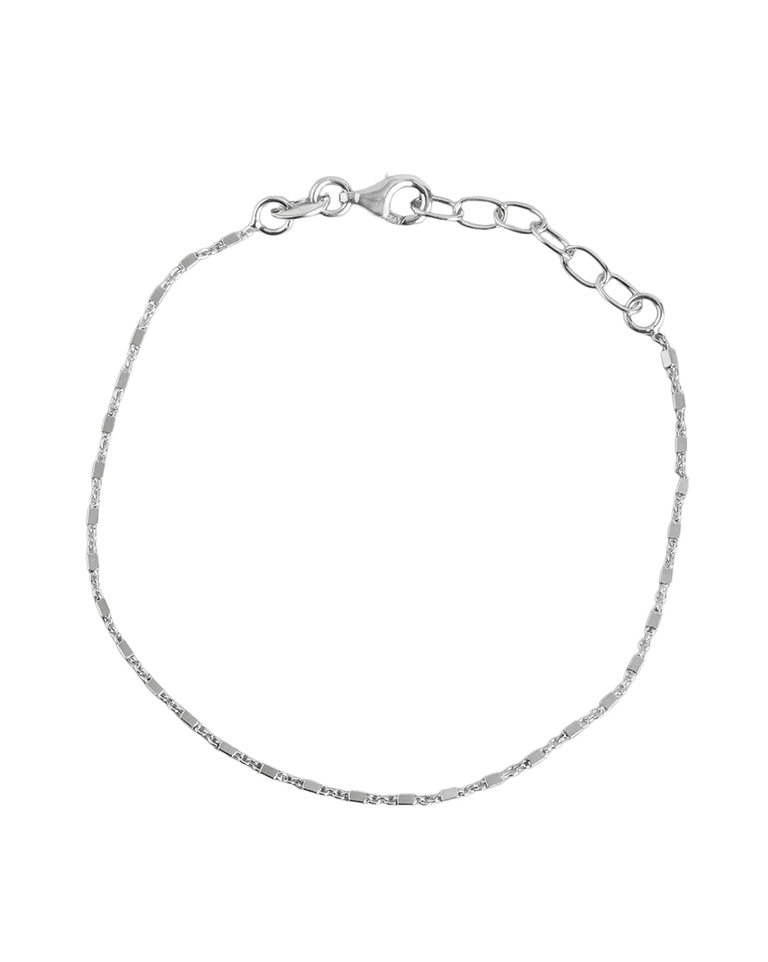 925 Sterling Silver Rhodium Plated Wraparound Bracelet
