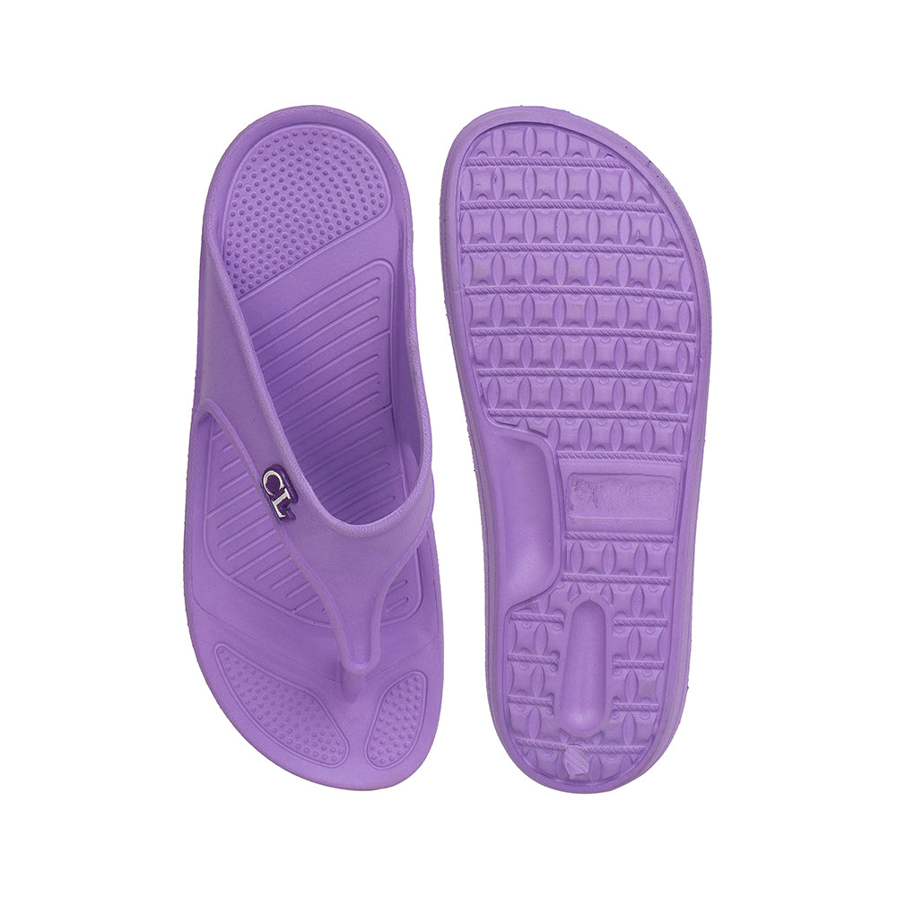 Women Fuchsia Comfortable Wedge Flip Flops
