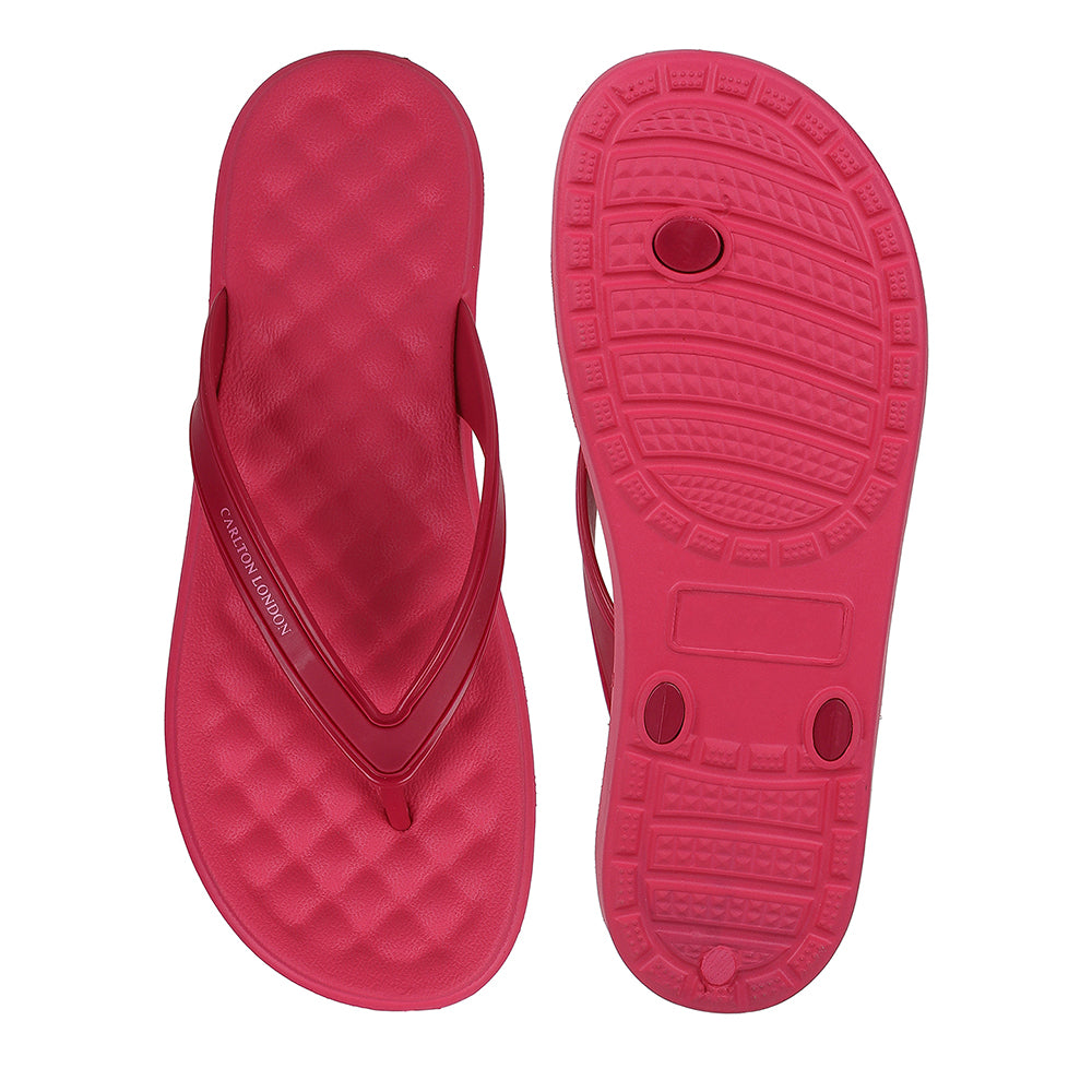 Women Comfort Textured Sole Thong Slippers