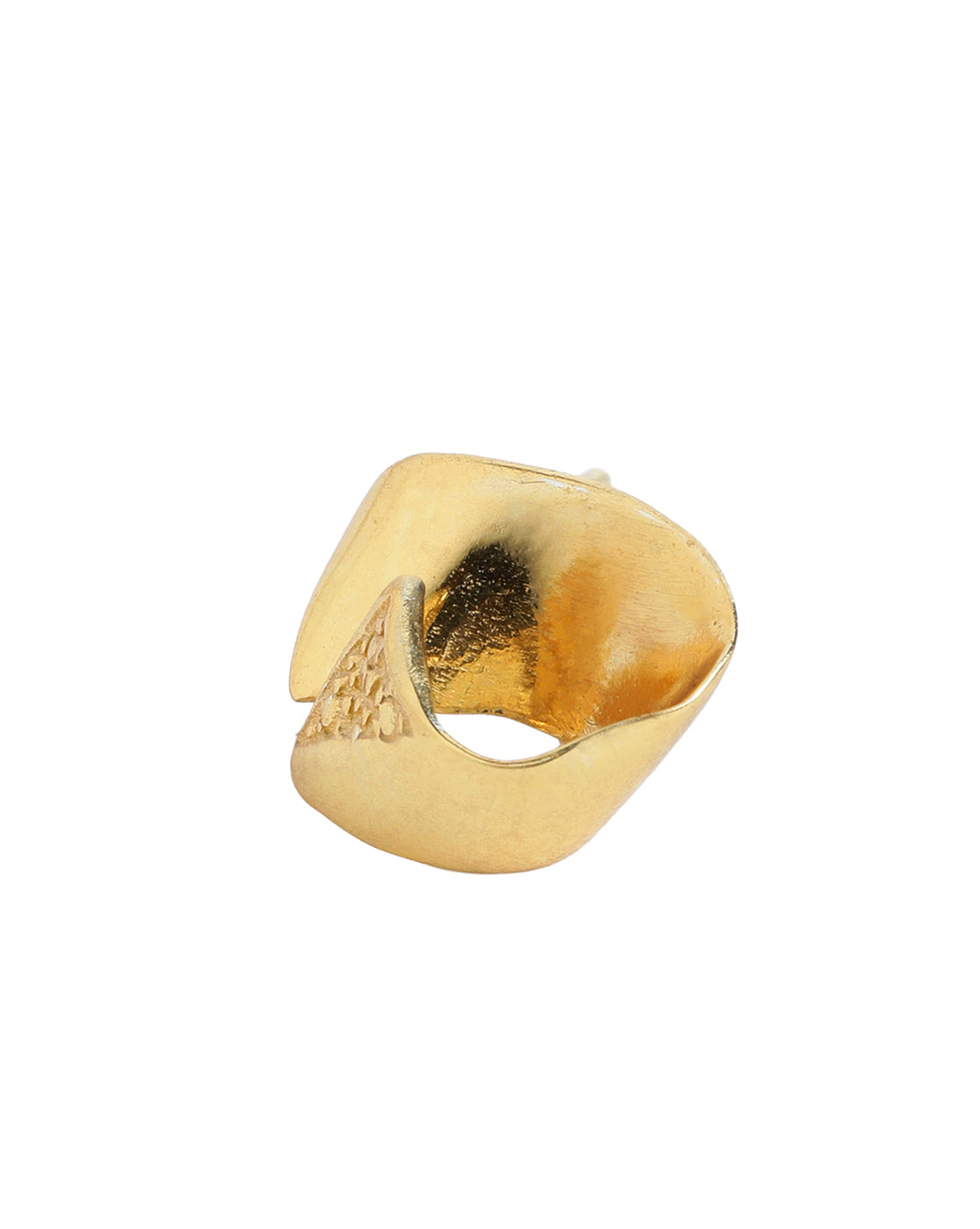 925 Sterling Silver 18kt Gold Plated Contemporary Petite Stud Earring