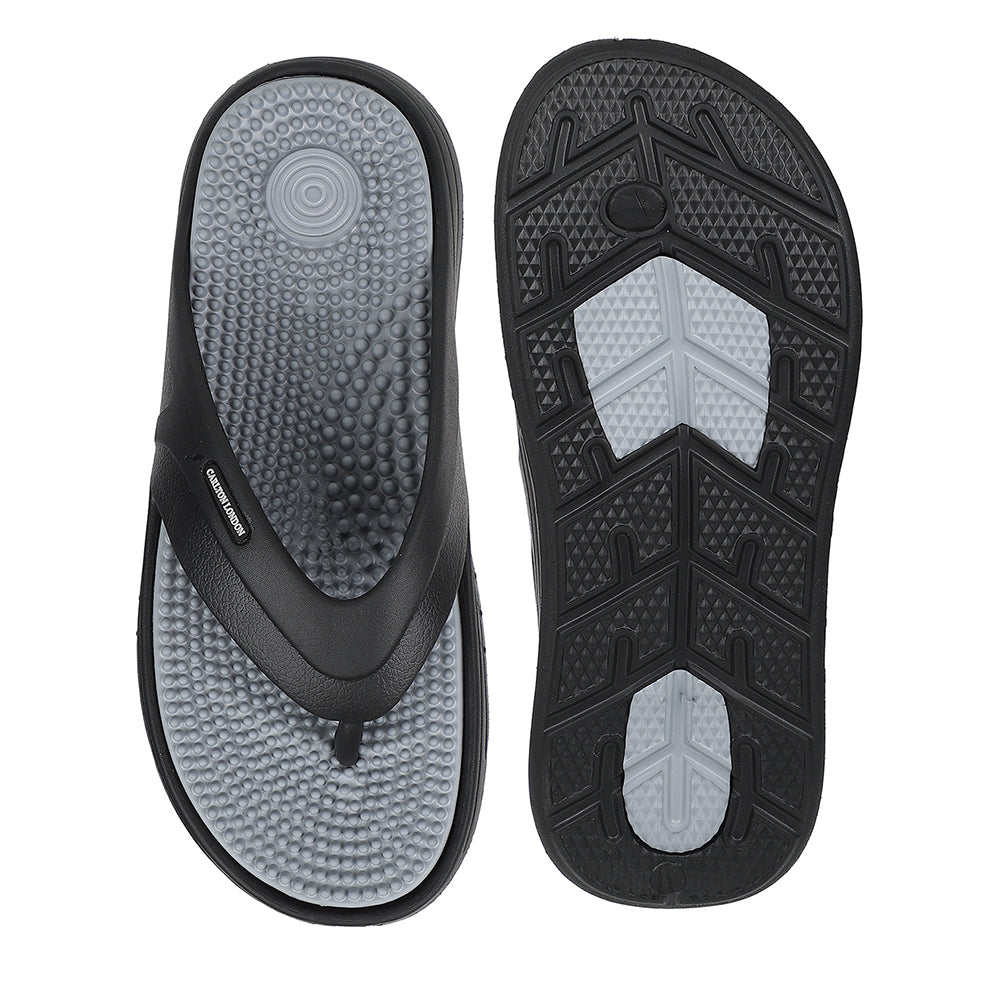 Men Acupressure Footbed Thong Sandals