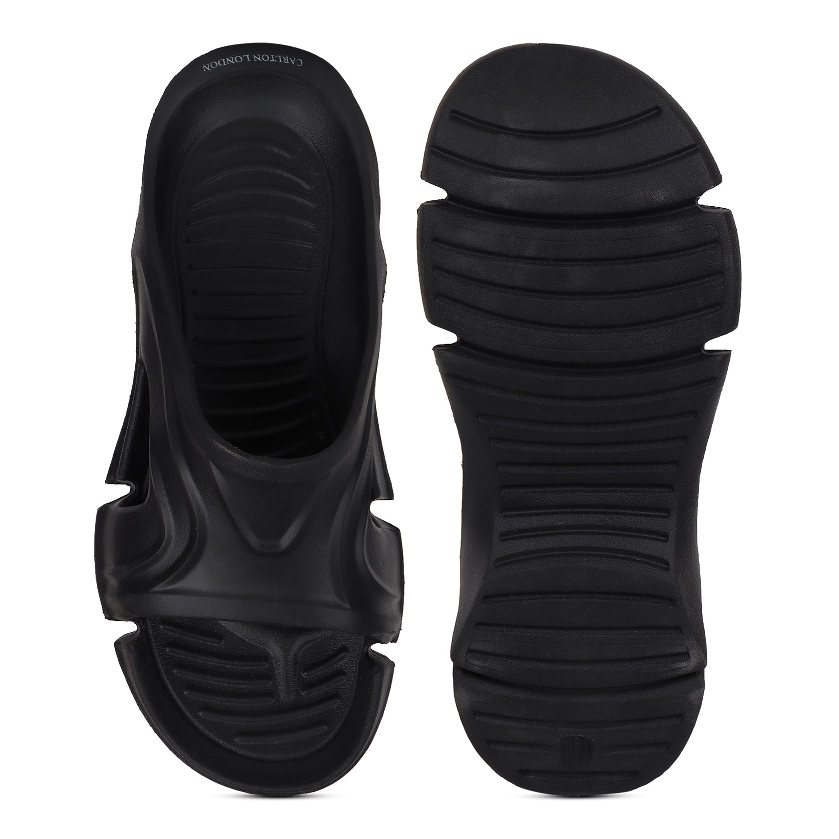 Men Sculpted Contoured Comfort Slides