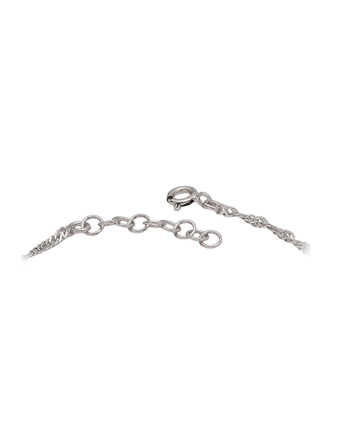 Rhodium Plated Pearl Wraparound Adjustable Bracelet