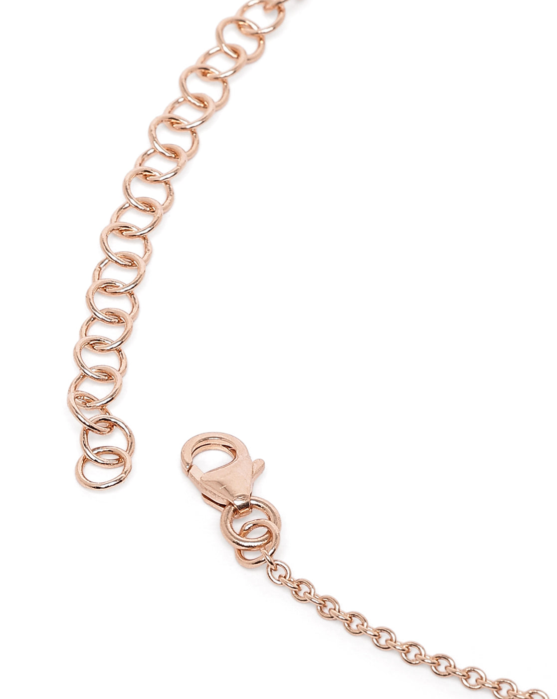 18kt Rose Gold Plated Knot Pendant Necklace