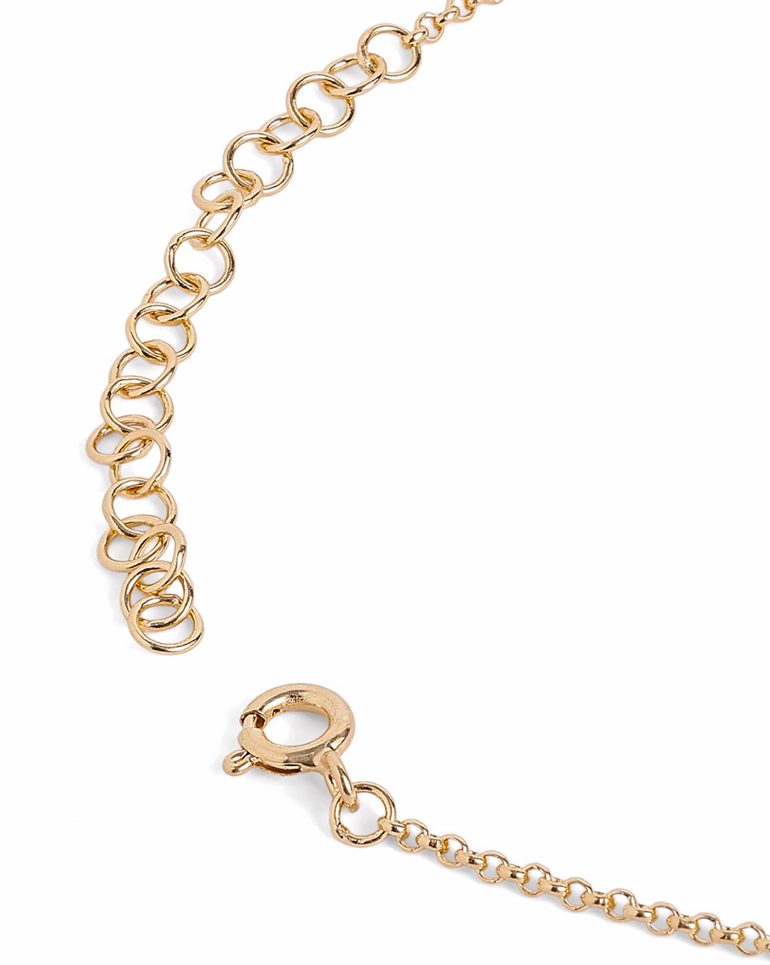 18kt Gold Plated Ruby Studded Trillion Solitaire Pendant Necklace