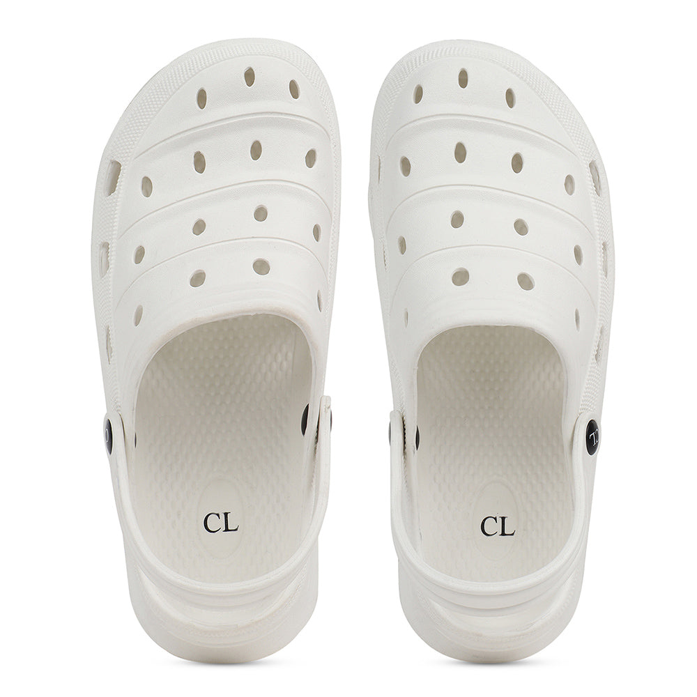 Men Perforated Slip On Mule Clogs