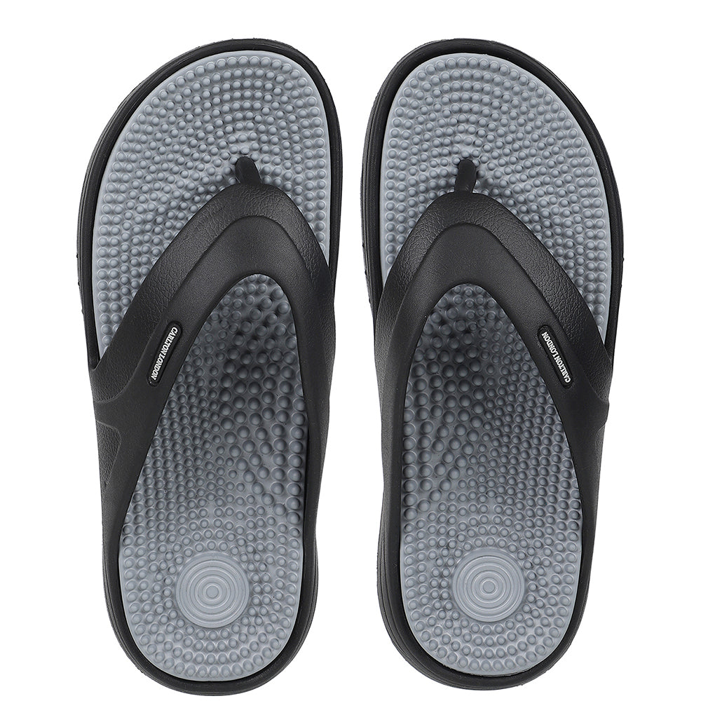 Men Acupressure Footbed Thong Sandals