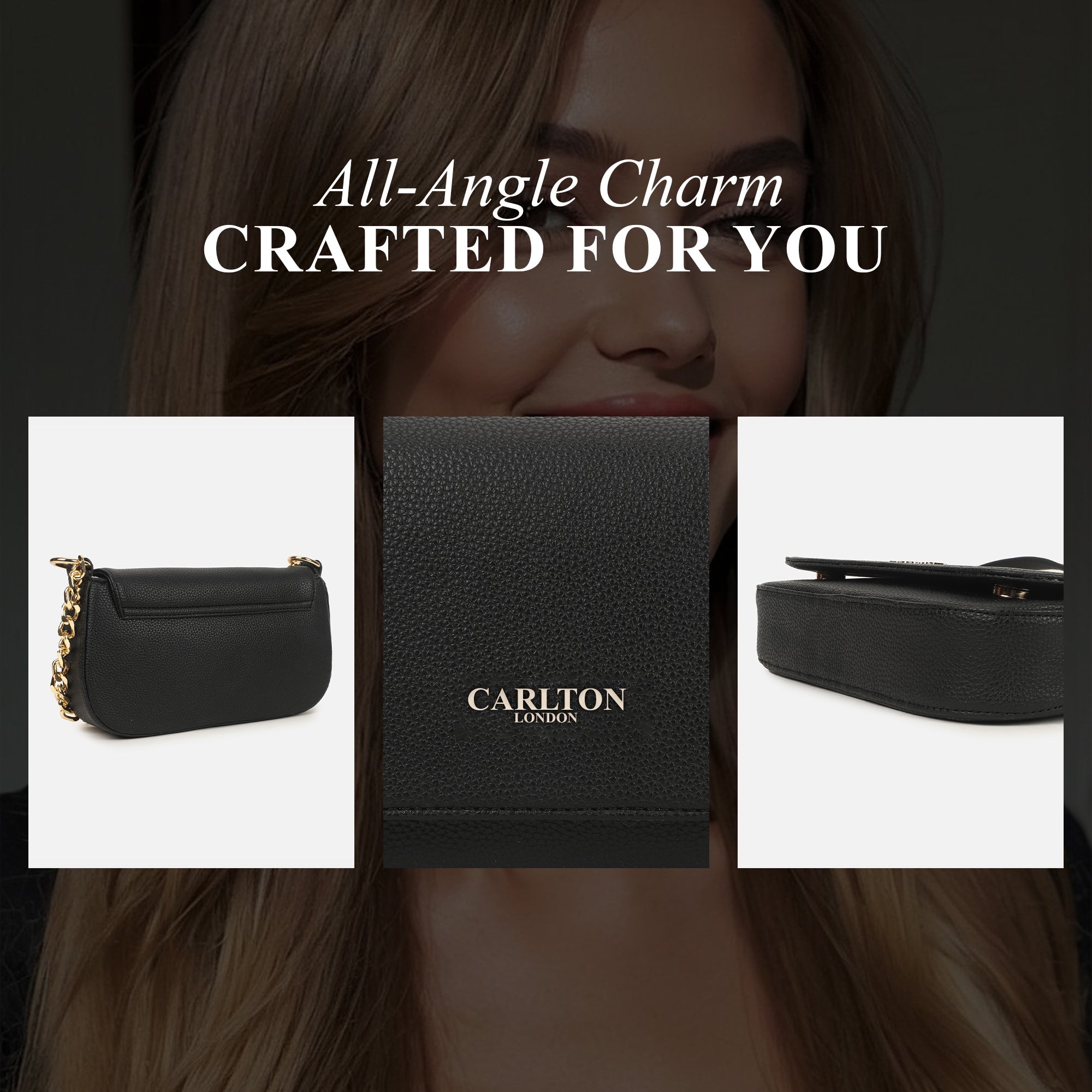 Carlton London Women Handbag - CLLP-912 BLACK