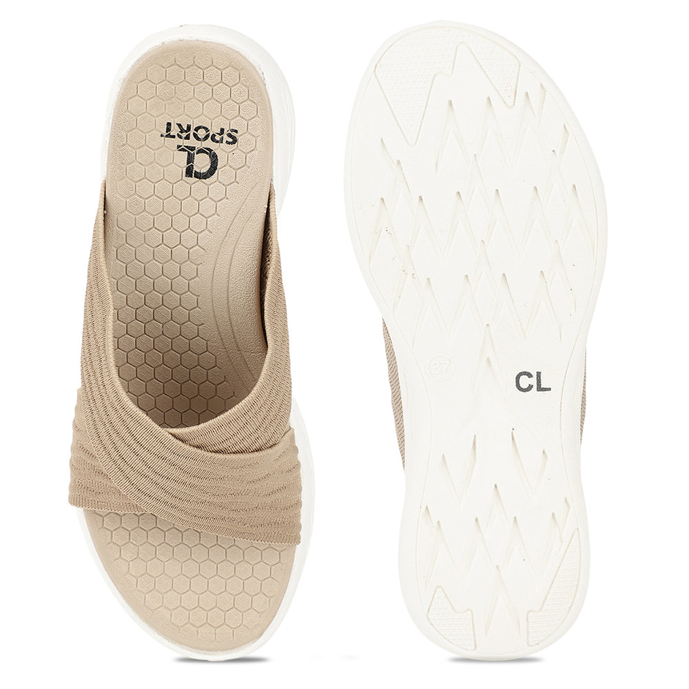 Women Criss Cross Klynit Comfort Slides