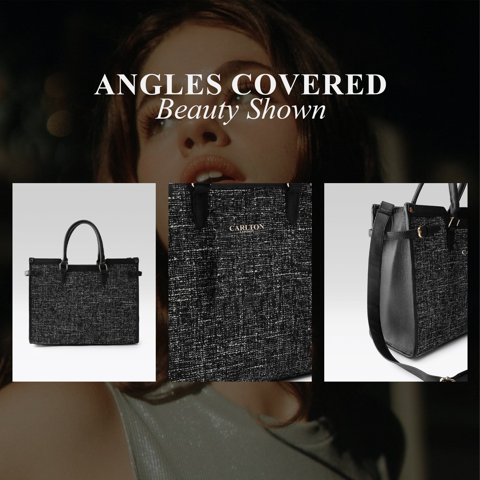 Carlton London Women Handbag - CLLP-1042 BLACK