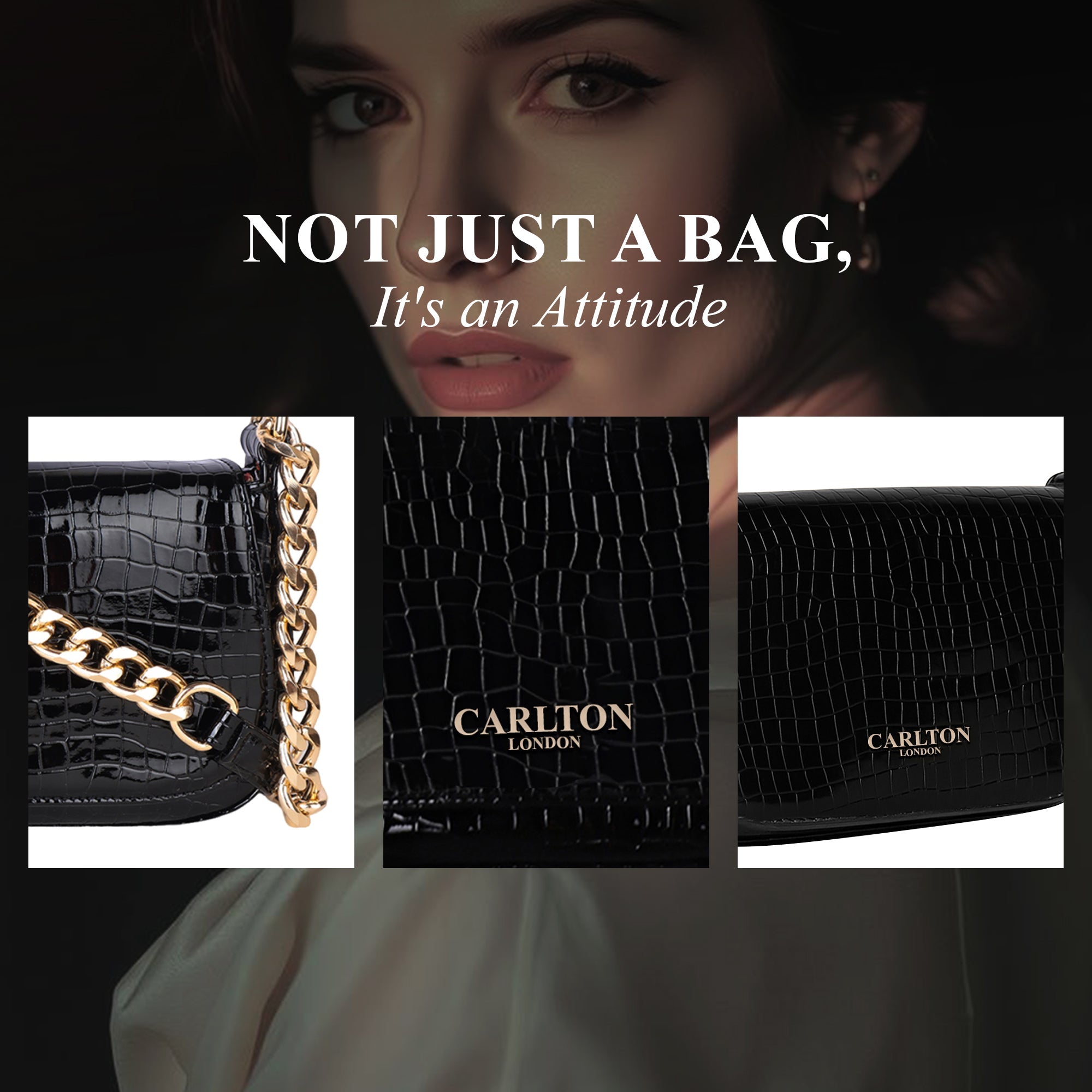 Carlton London Women Handbag - CLLP-911 BLACK