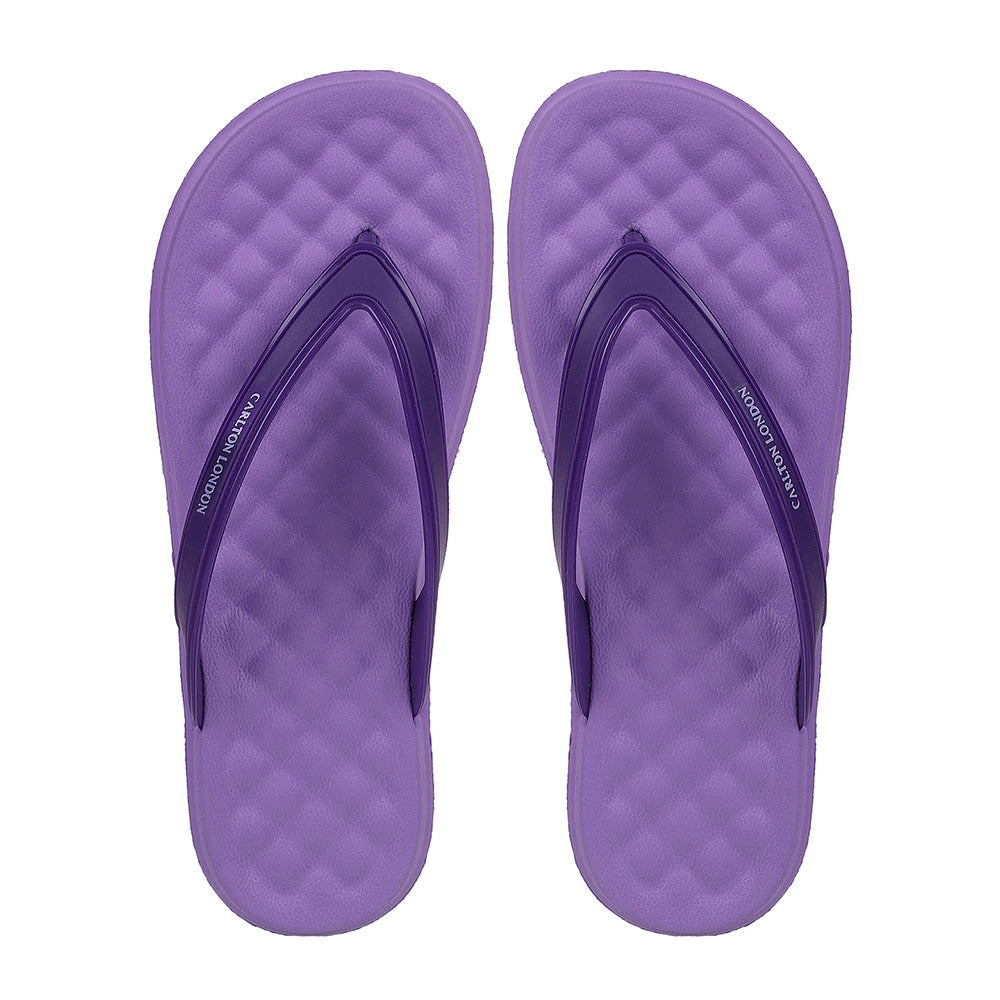 Women Comfort Textured Sole Thong Slippers