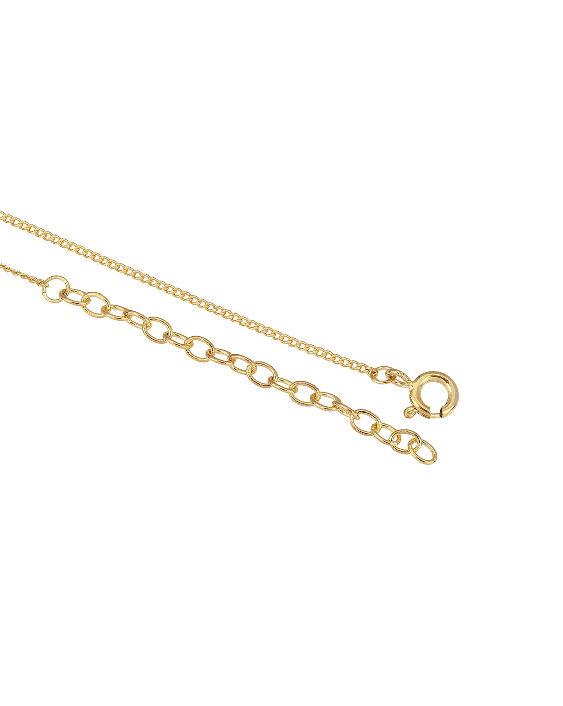 18kt Gold Plated Minimal Solitaire Teardrop Necklace