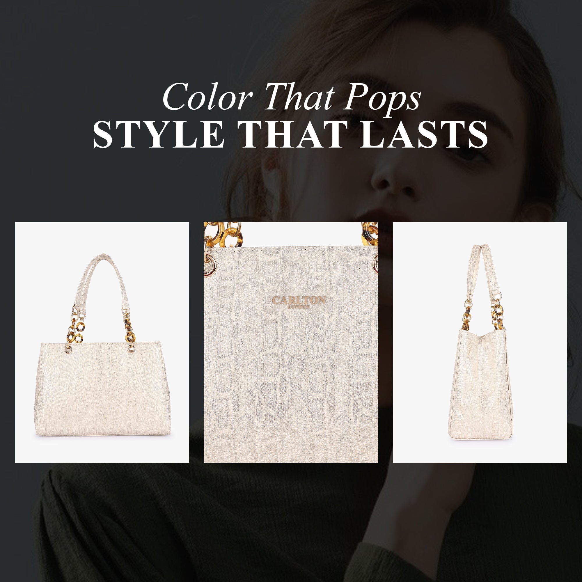 Carlton London Women Handbag - CLLP-839 GOLD