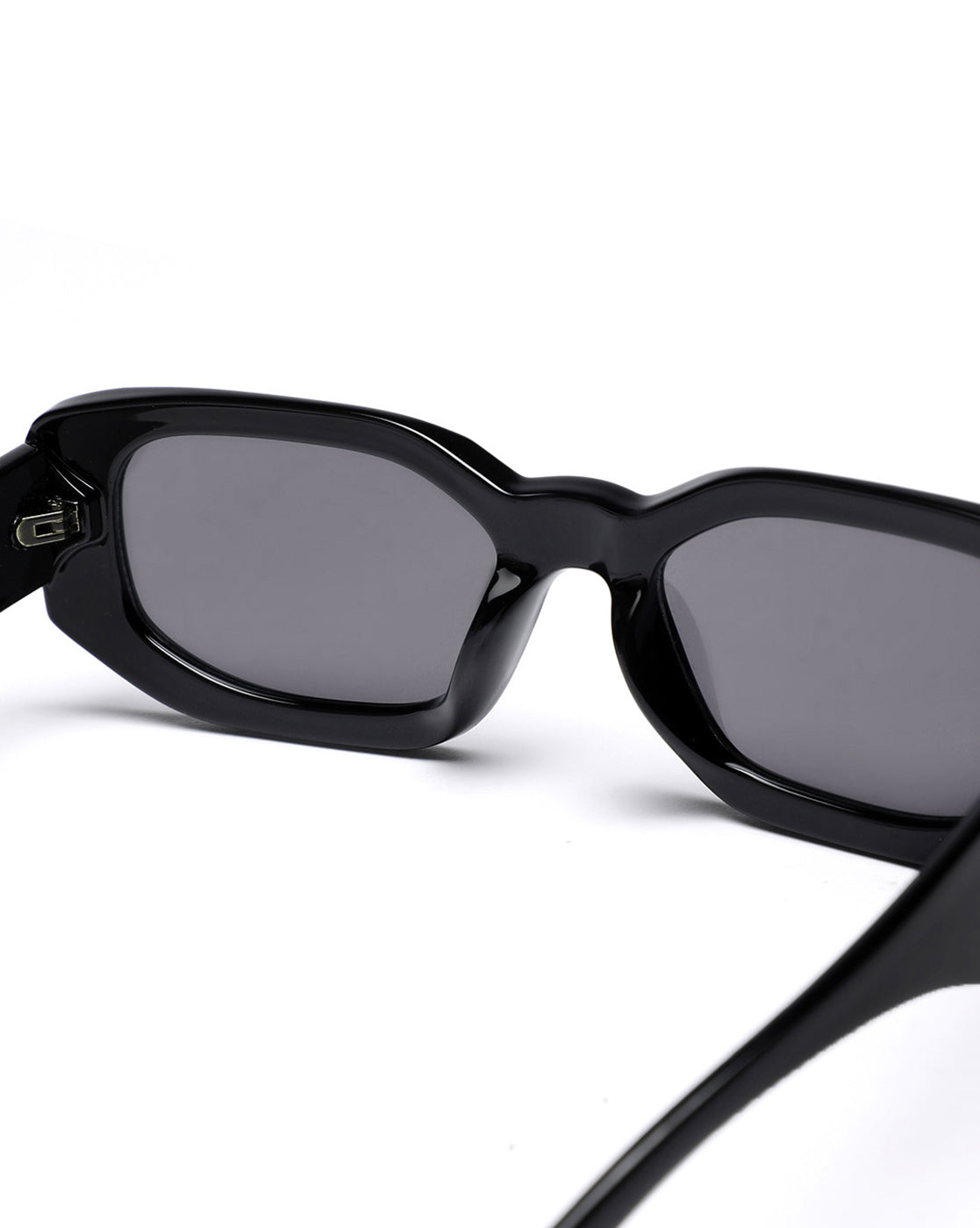 Women Black Toned Blue UV Protected Lens Square Sunglasses