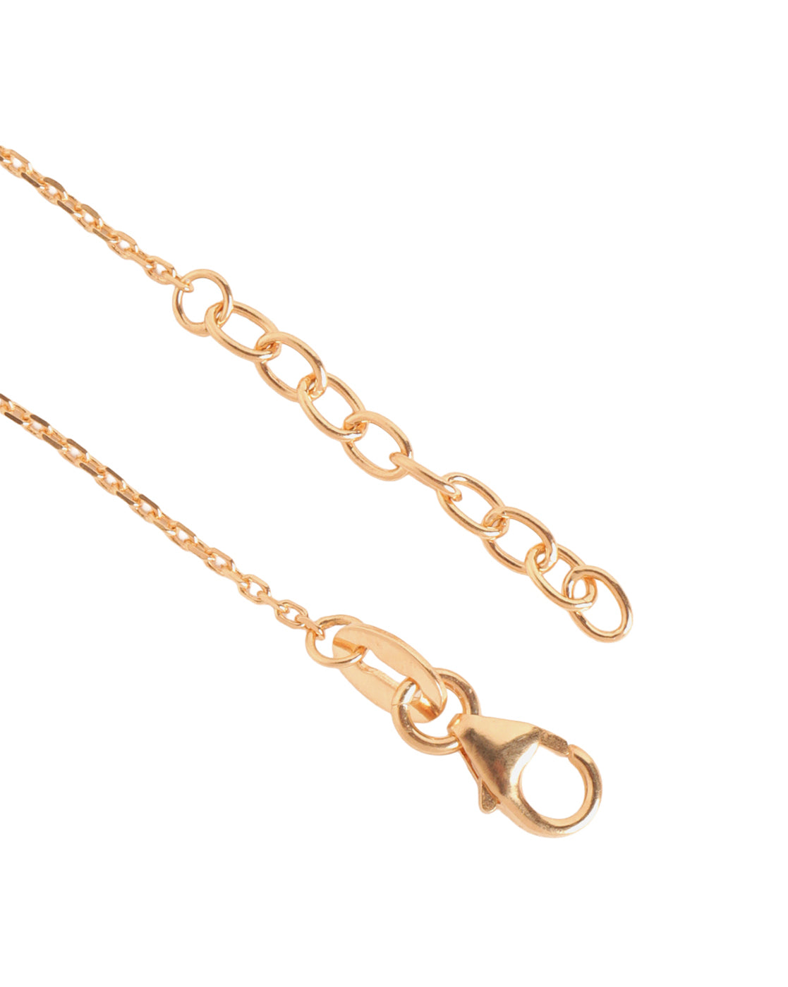18kt Rose Gold Plated with CZ Studded Heart Adjustable Charm Bracelet