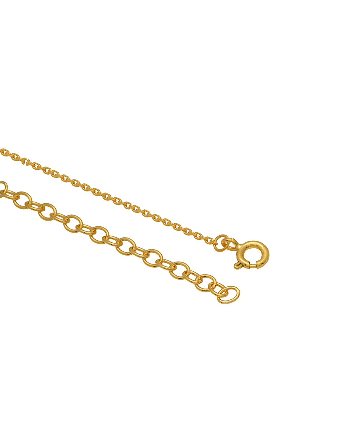 18kt Gold Plated Red CZ Jewellery Set
