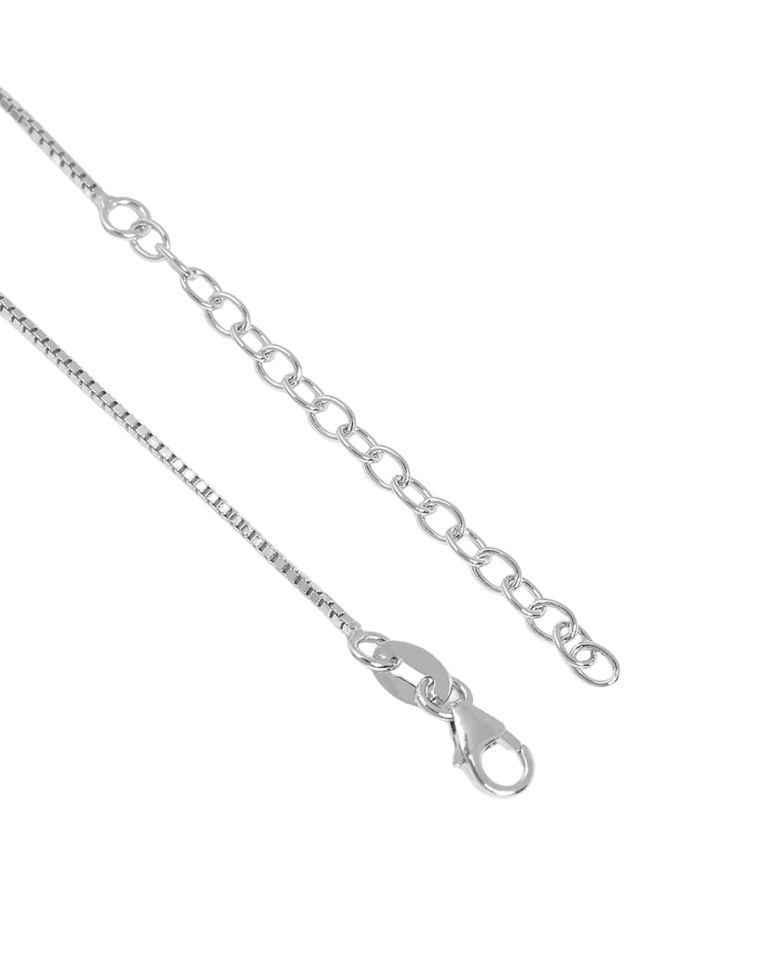 Rhodium Plated Contemporary North Star Pendant for Men
