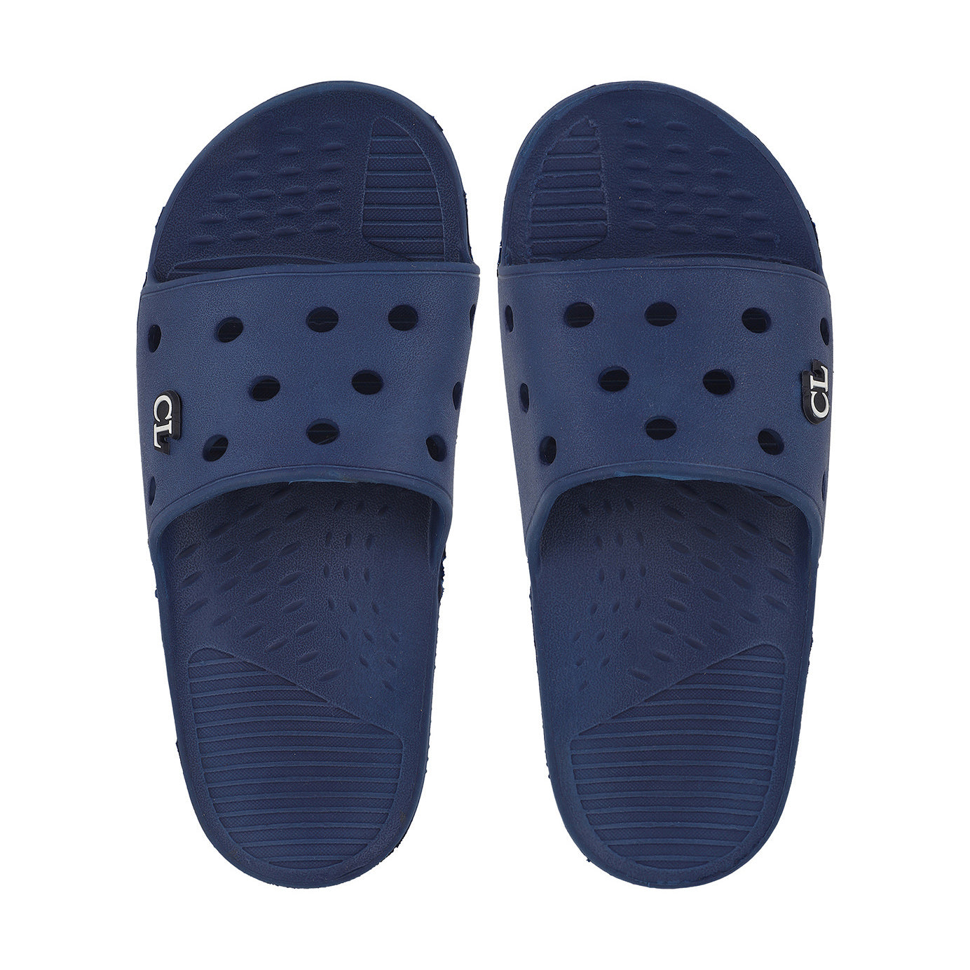 Men Perforated Comfort Solid Slider