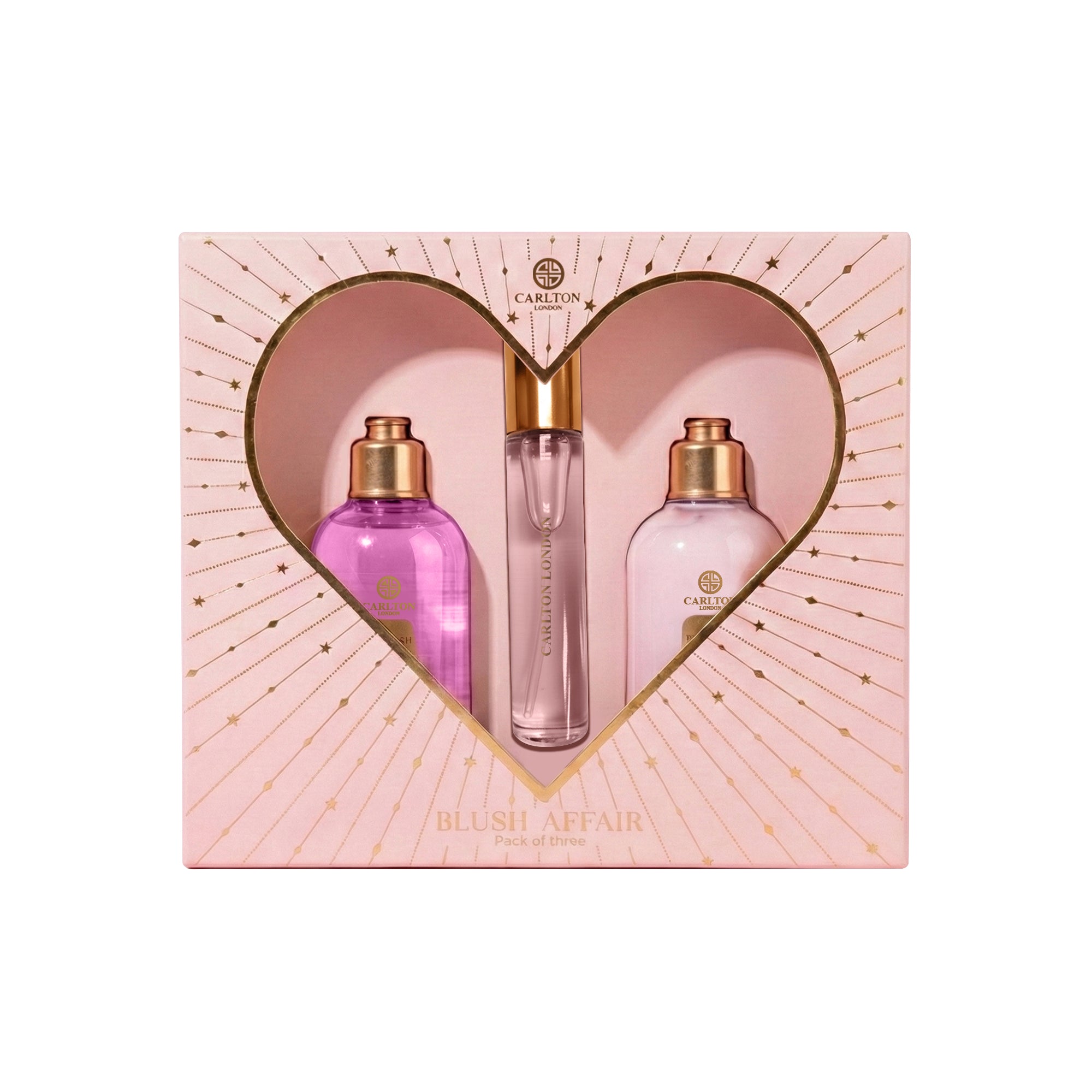 Carlton London Blush Affair Gift Set pack of 3 CLPLG114
