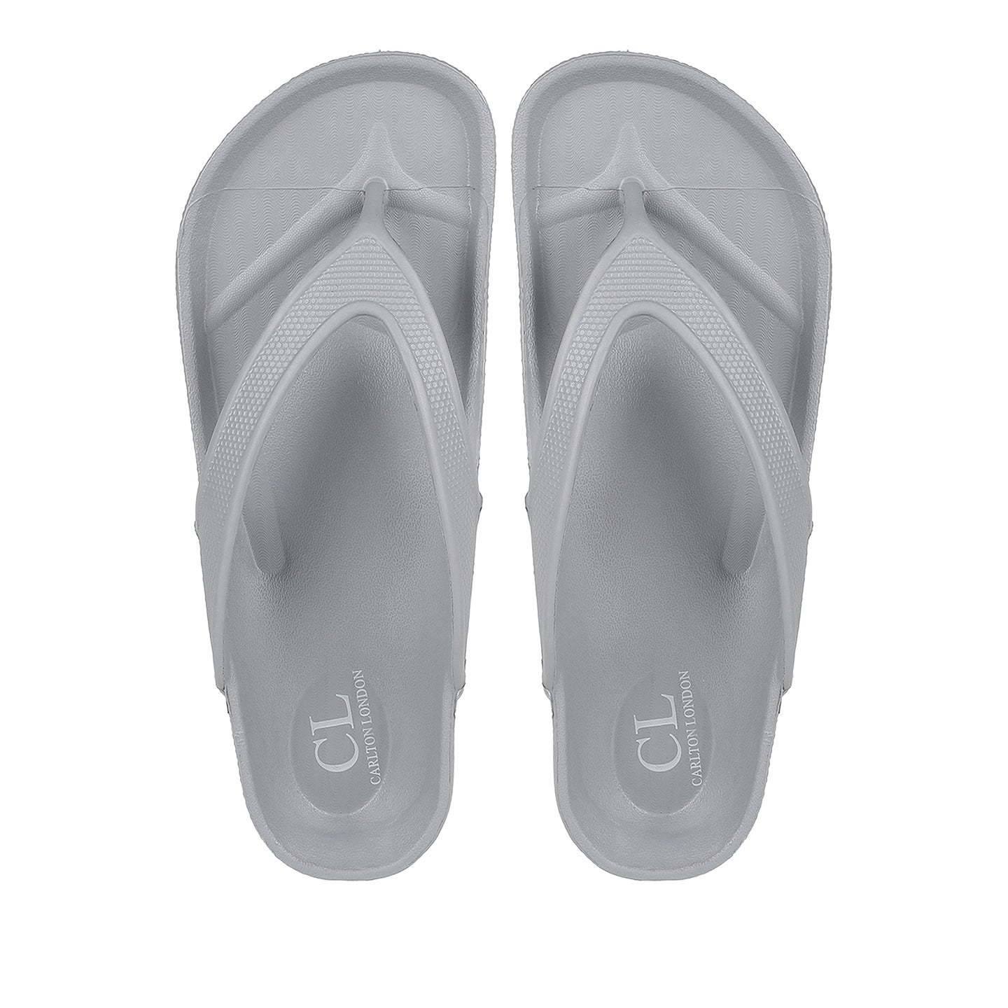 Men Textured Comfort Thong Sandals