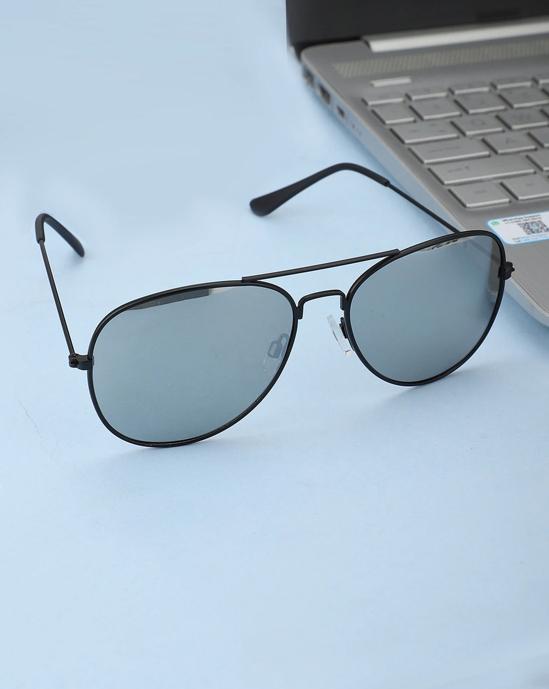 Carlton London Unisex Polarised Aviator Sunglasses