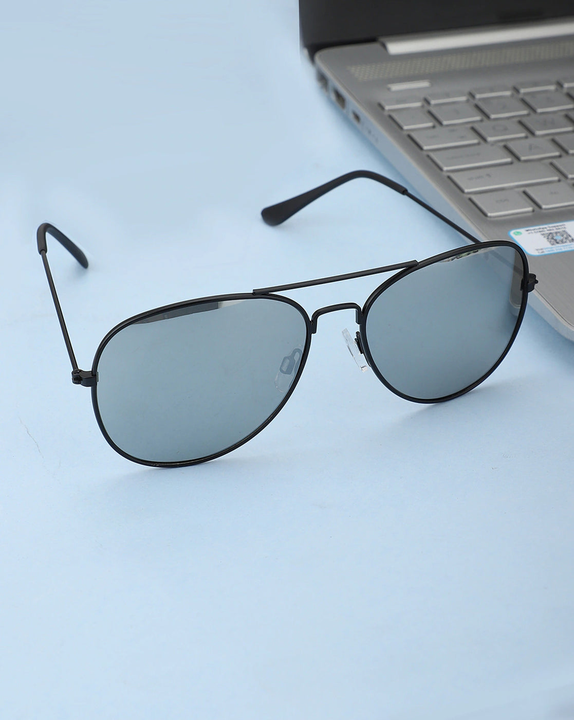 Carlton London Unisex Polarised Aviator Sunglasses