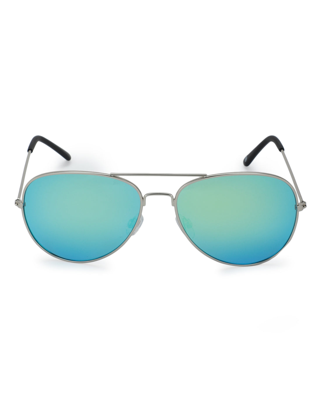 Carlton London Unisex Mirrored Polarised Aviator Sunglasses