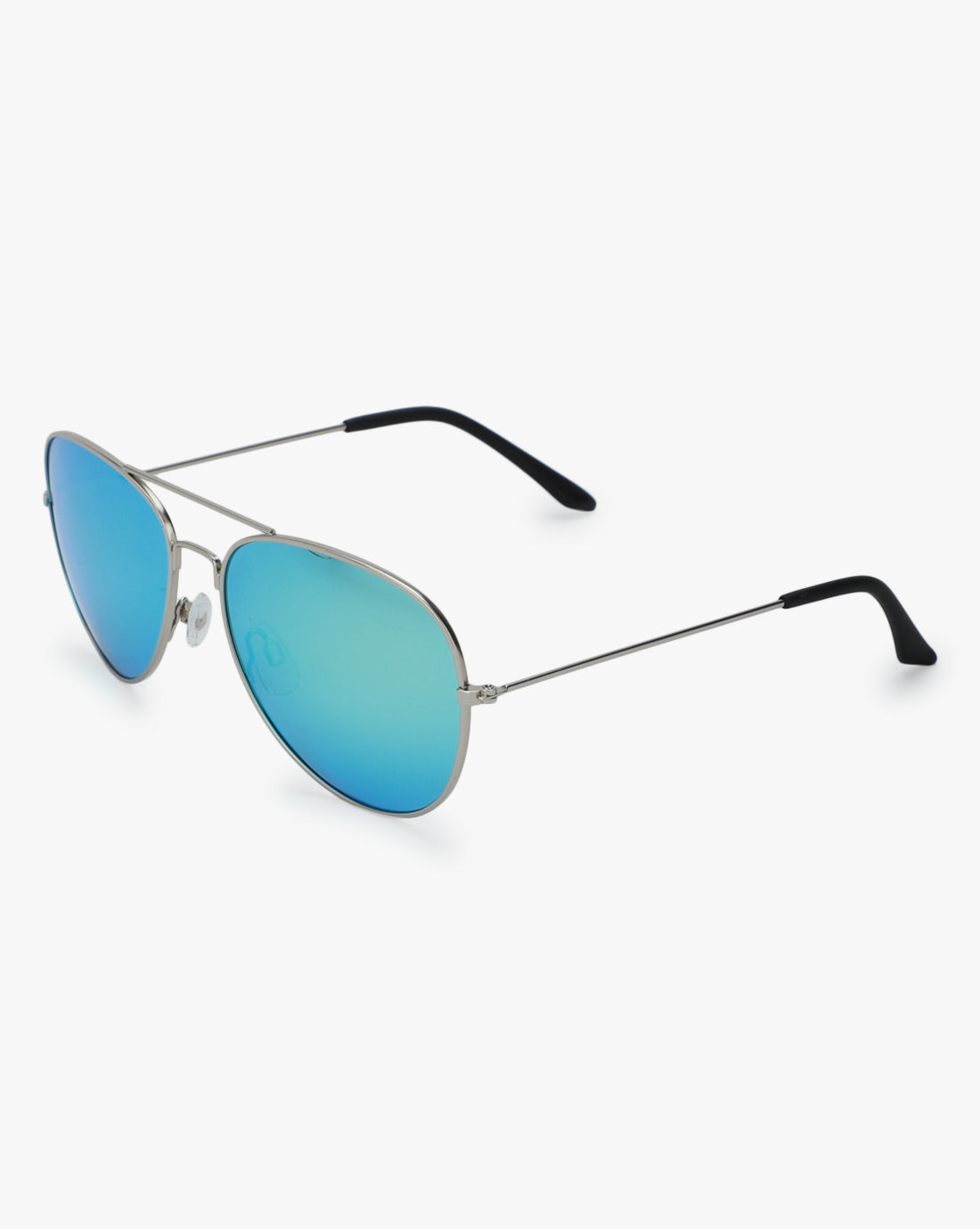Carlton London Unisex Mirrored Polarised Aviator Sunglasses