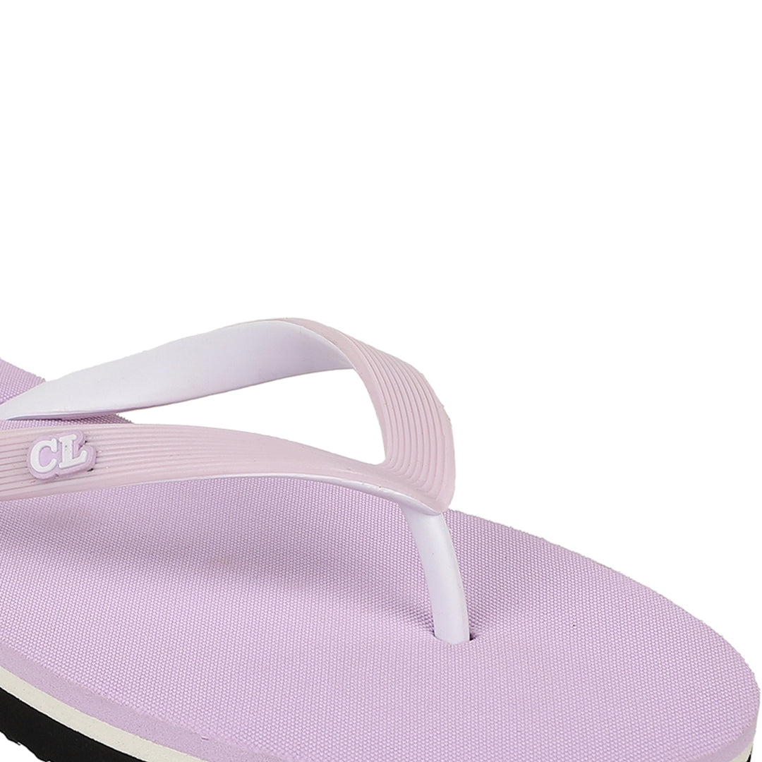 Women Striped Strap Thong Sandals