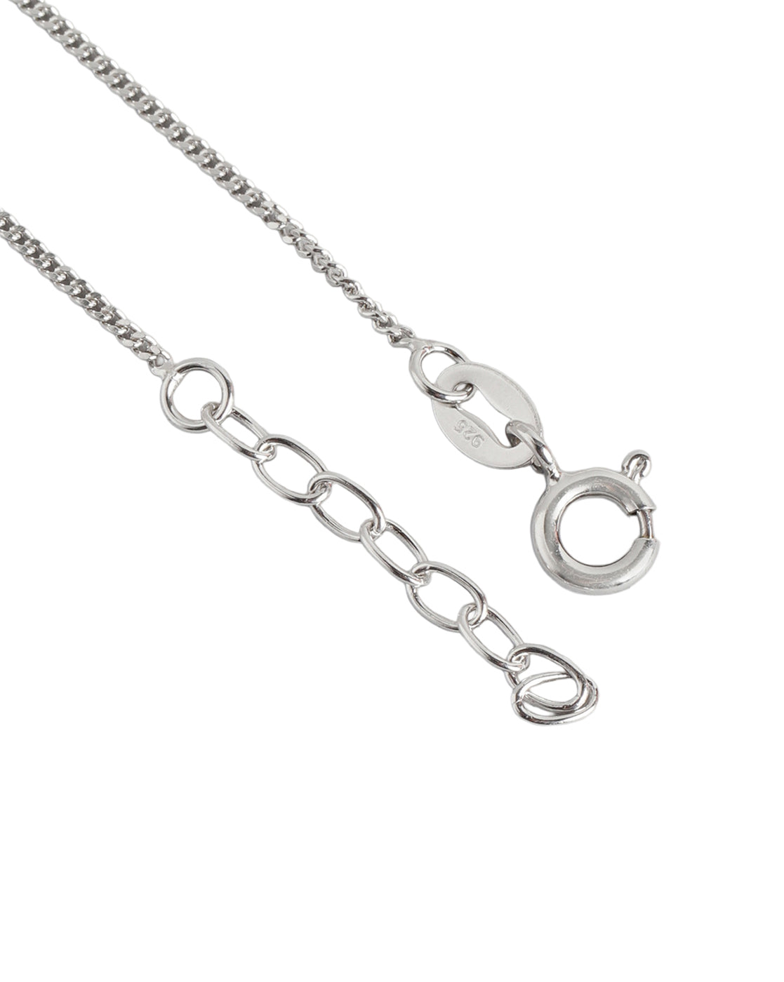 925 Sterling Silver Rhodium Plated Dangling Star Charm Bracelet