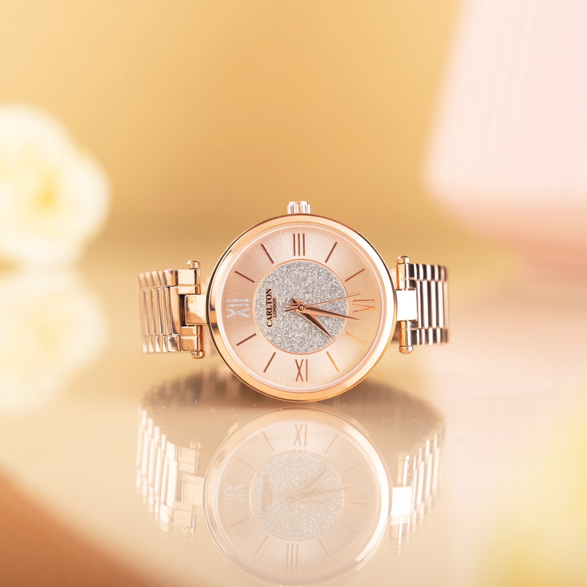 Sabrina Women Analog Rose Gold Watch-CLRGSPNK