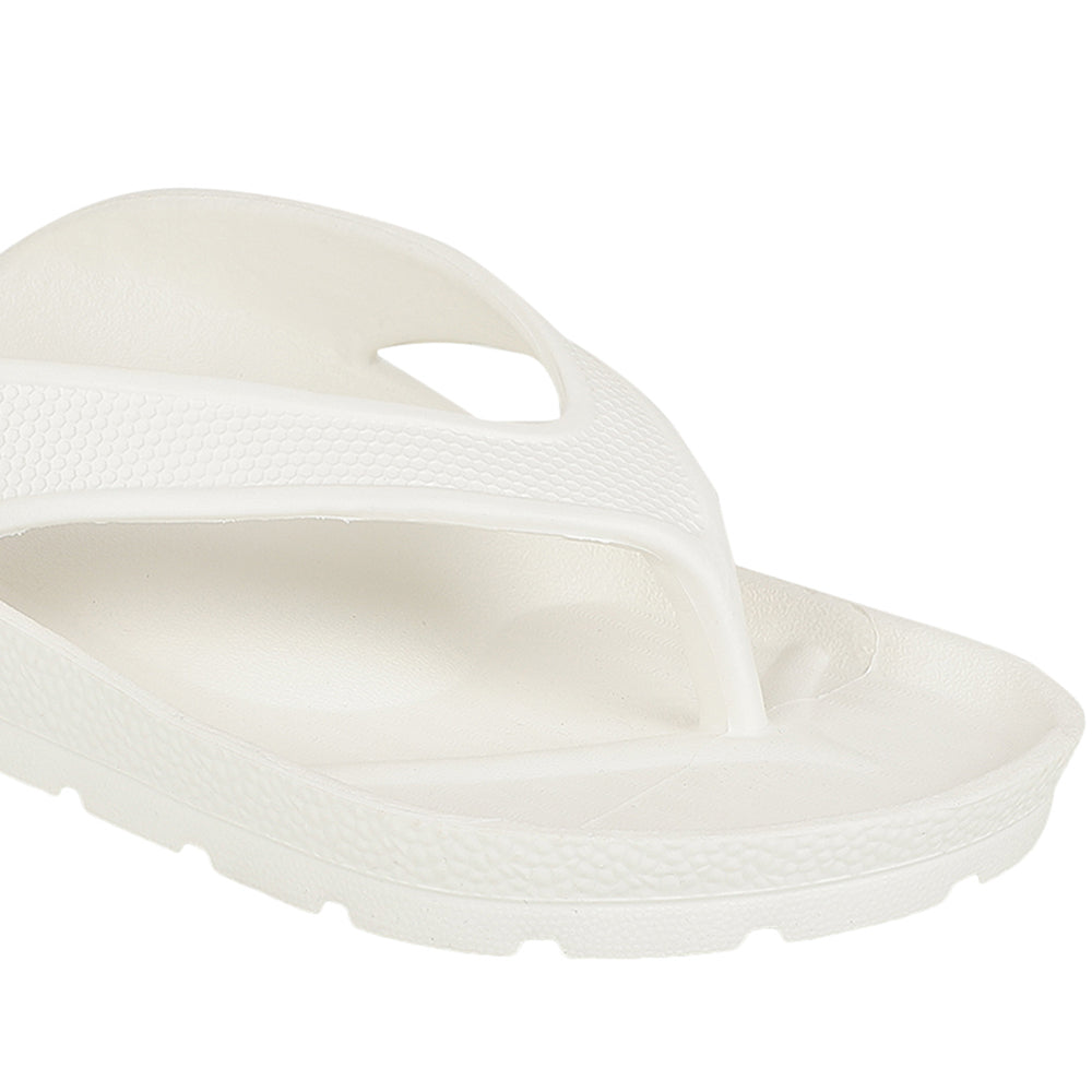 Men Textured Comfort Thong Sandals