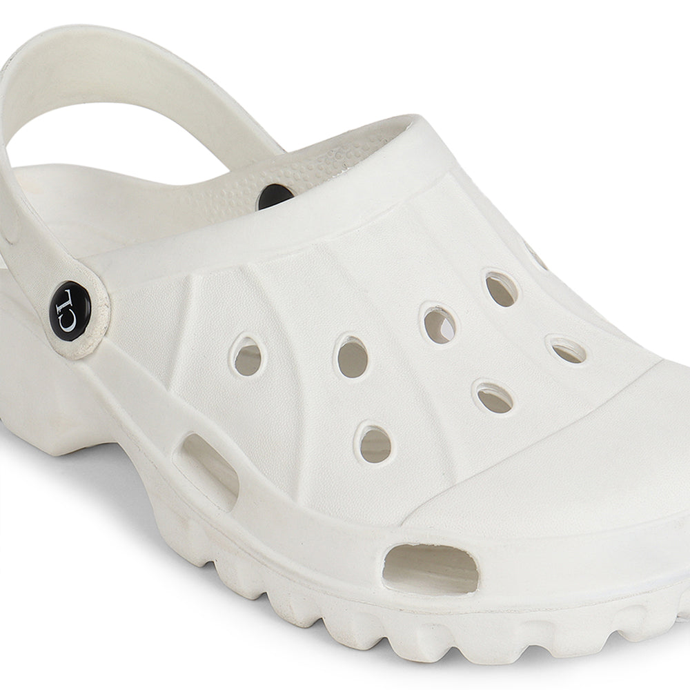 Men Perforated Slip On Clogs with Back Strap