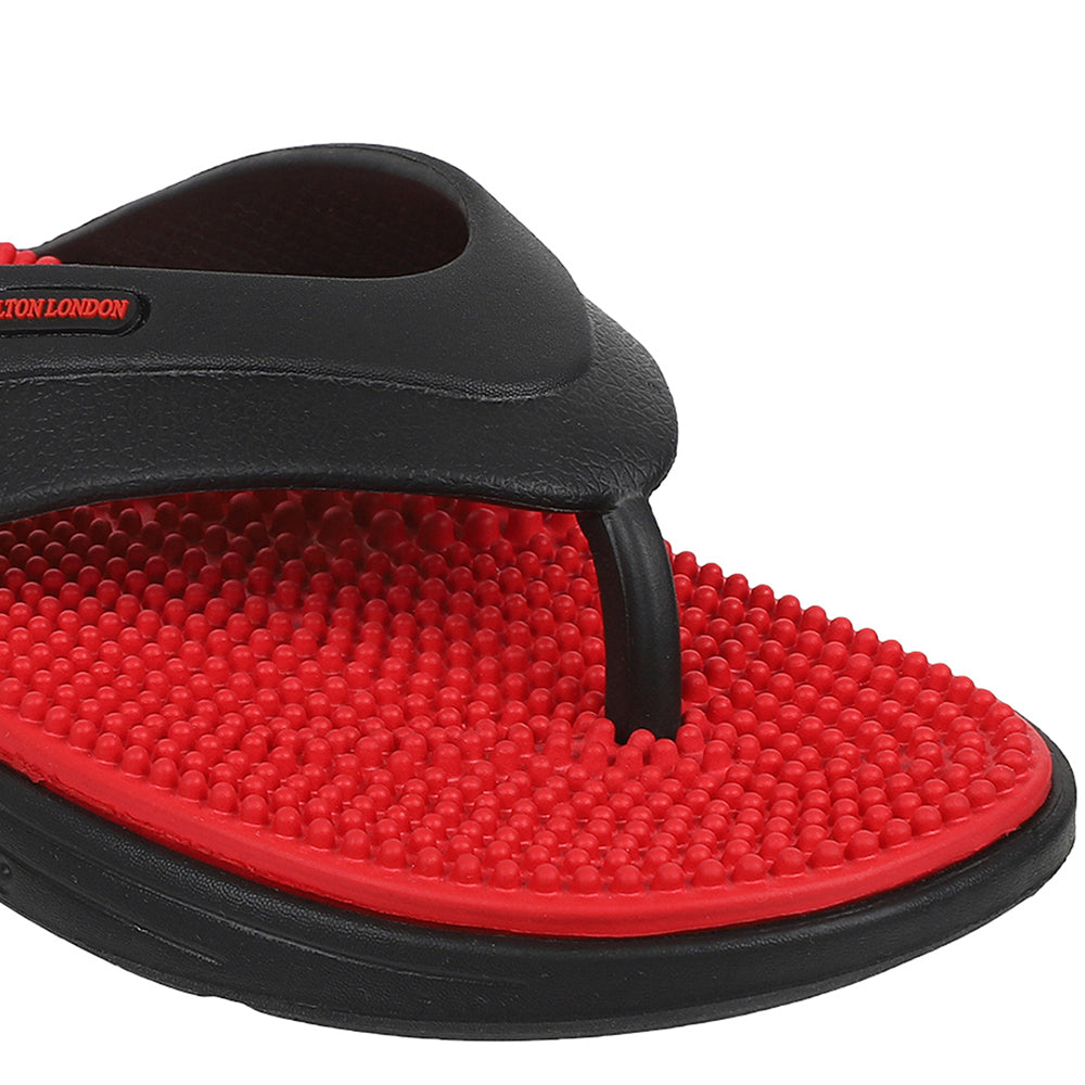 Men Acupressure Footbed Thong Sandals