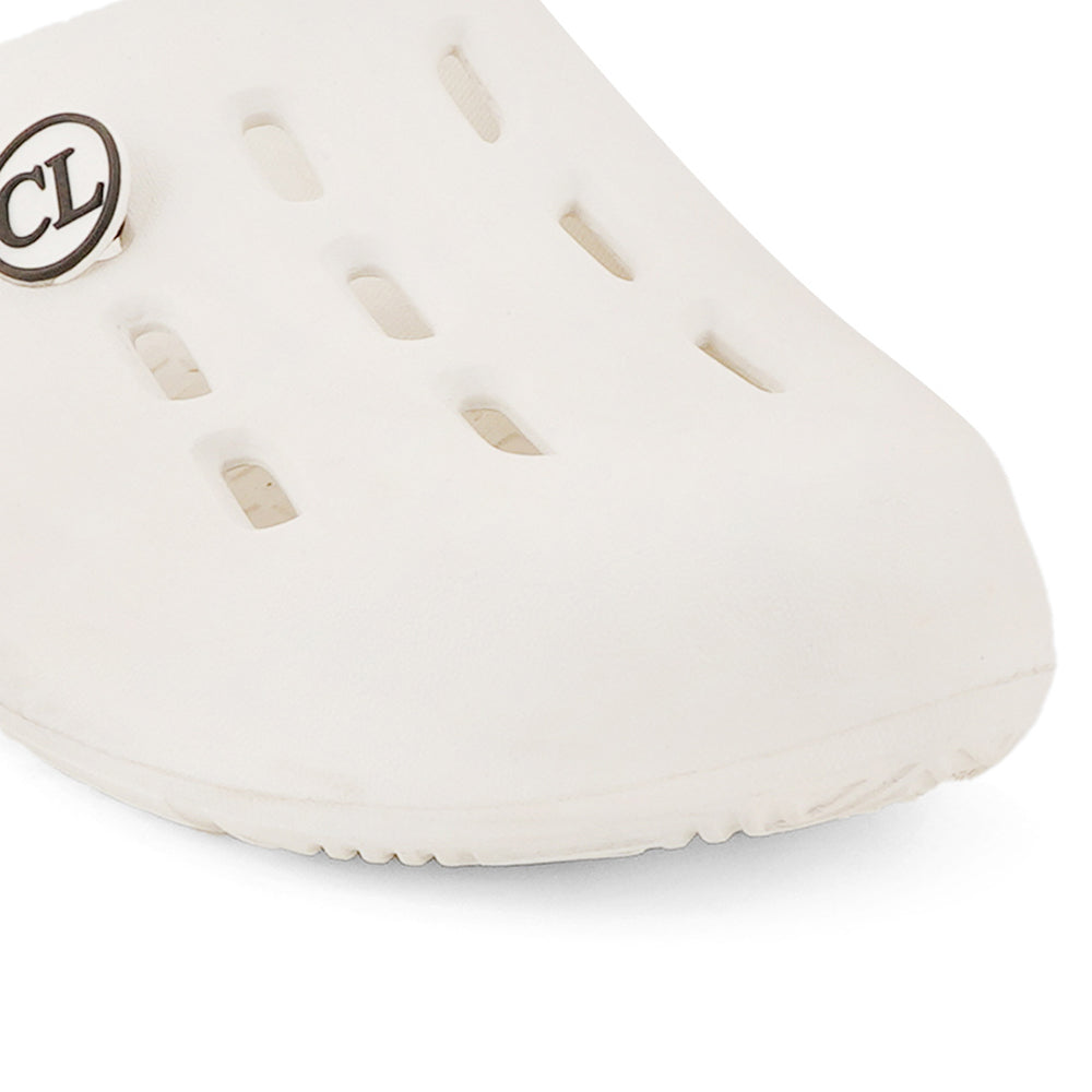 Men Perforated Slip On Mule Clogs