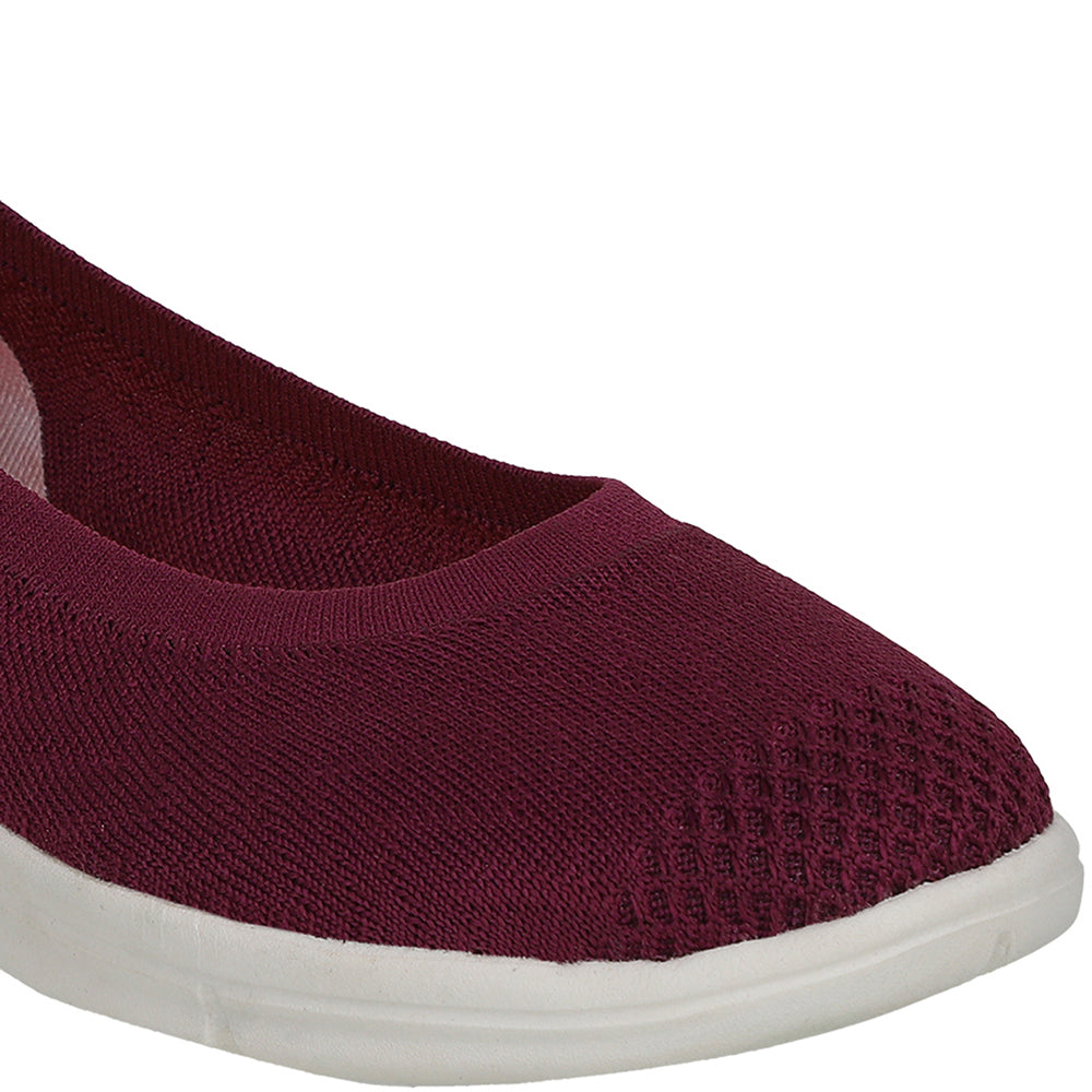 Women FlyKnit Comfort Slip On Ballet Flats
