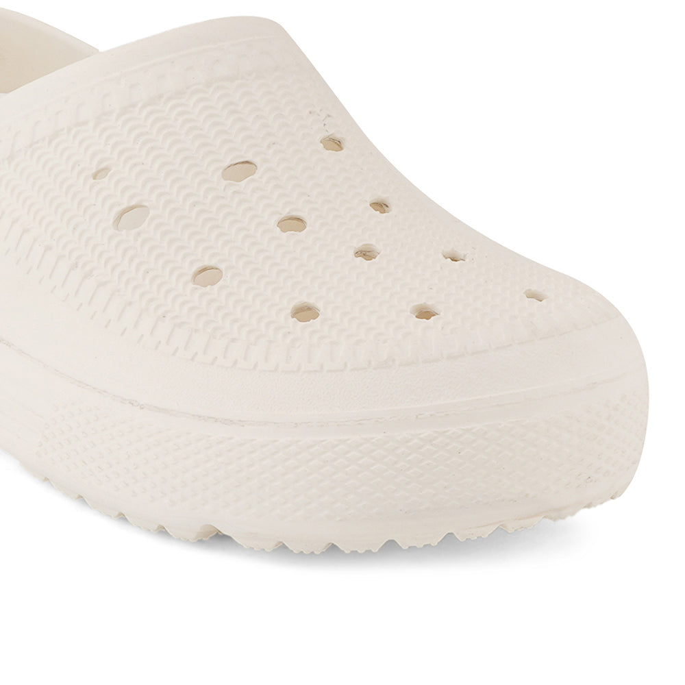 Men Sculpted Perforated Comfort Clogs with Back Strap