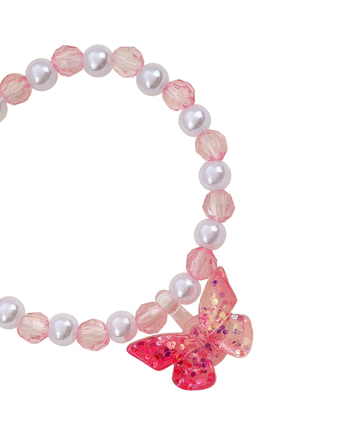 Girl Set of 3 Butterfly-Love Star Multi Charm Bracelet